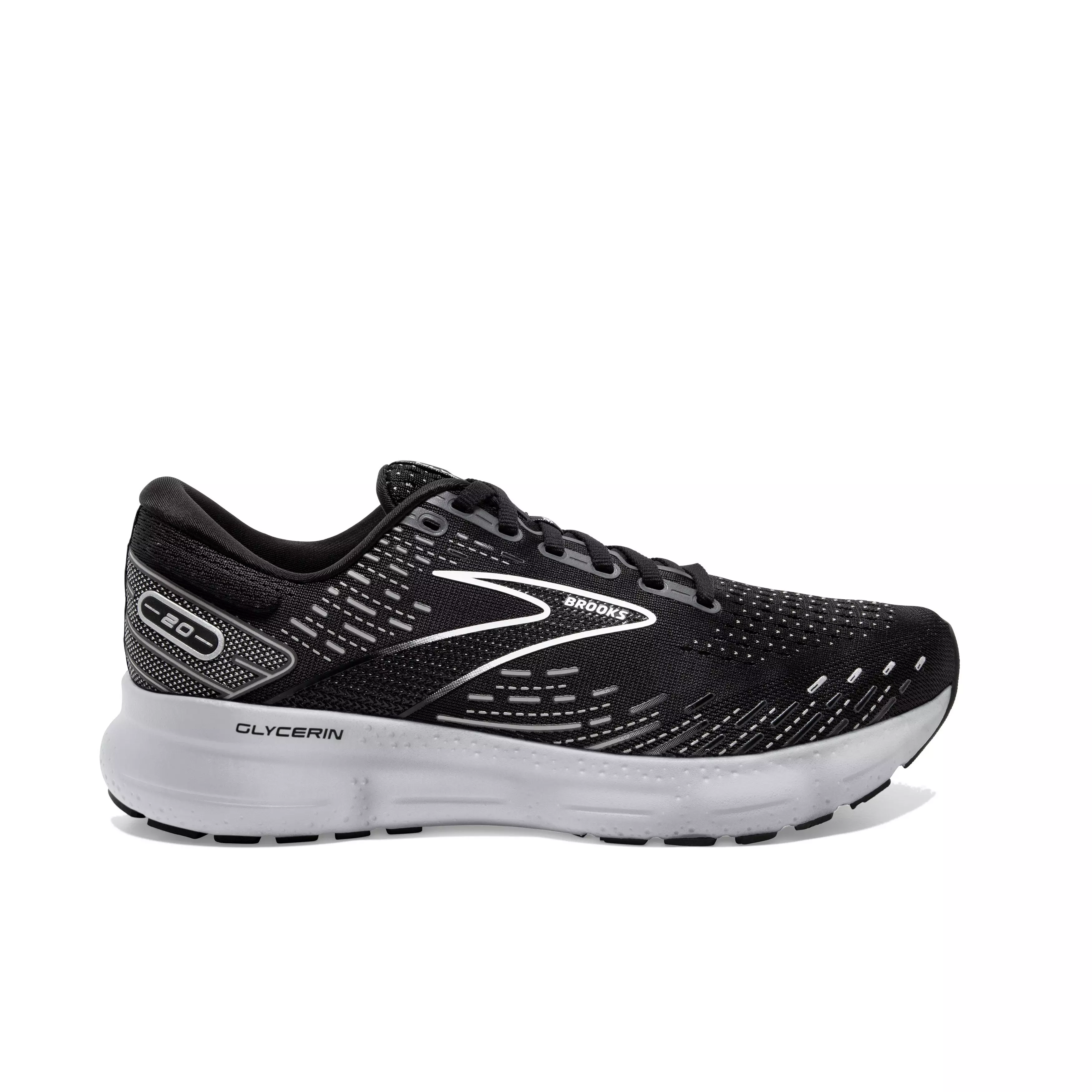 Brooks Launch 9 Black/White Men's Wide Running Shoe - Hibbett