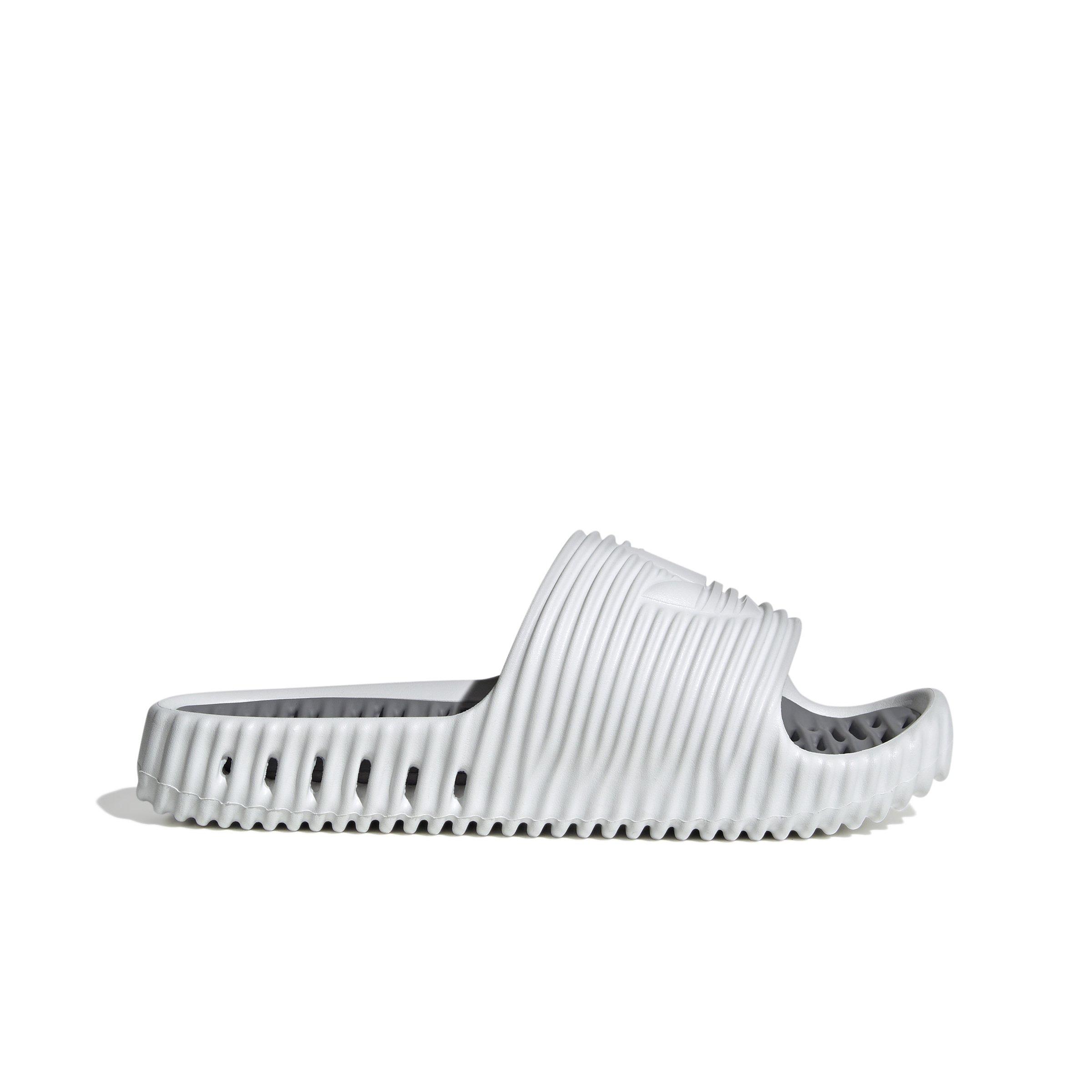 adidas Originals Adilette 25 "Crystal White/Crystal White/Grey Three" Unisex Slide - WHITE Thumbnail View 1