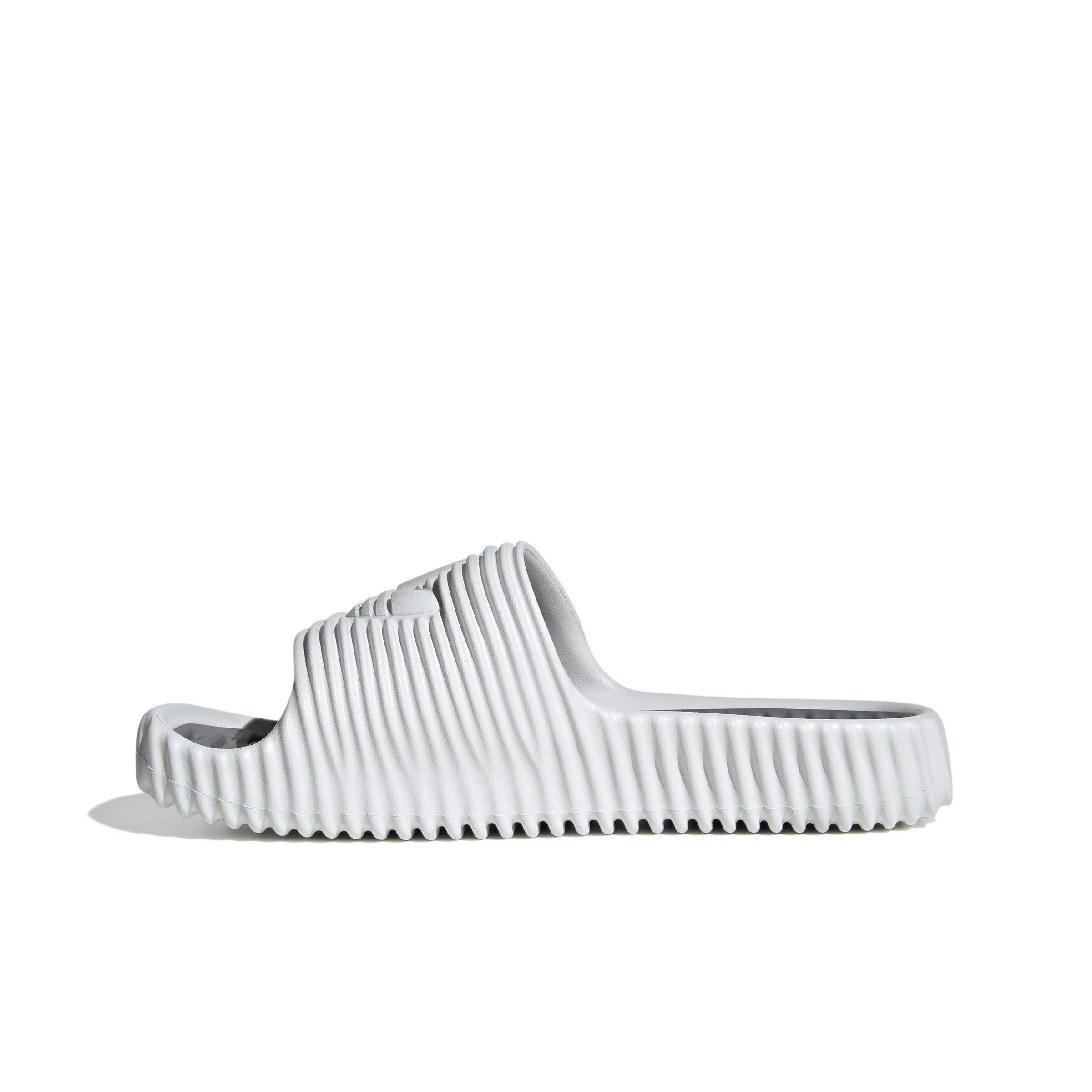 adidas Originals Adilette 25 "Crystal White/Crystal White/Grey Three" Unisex Slide - WHITE Thumbnail View 2