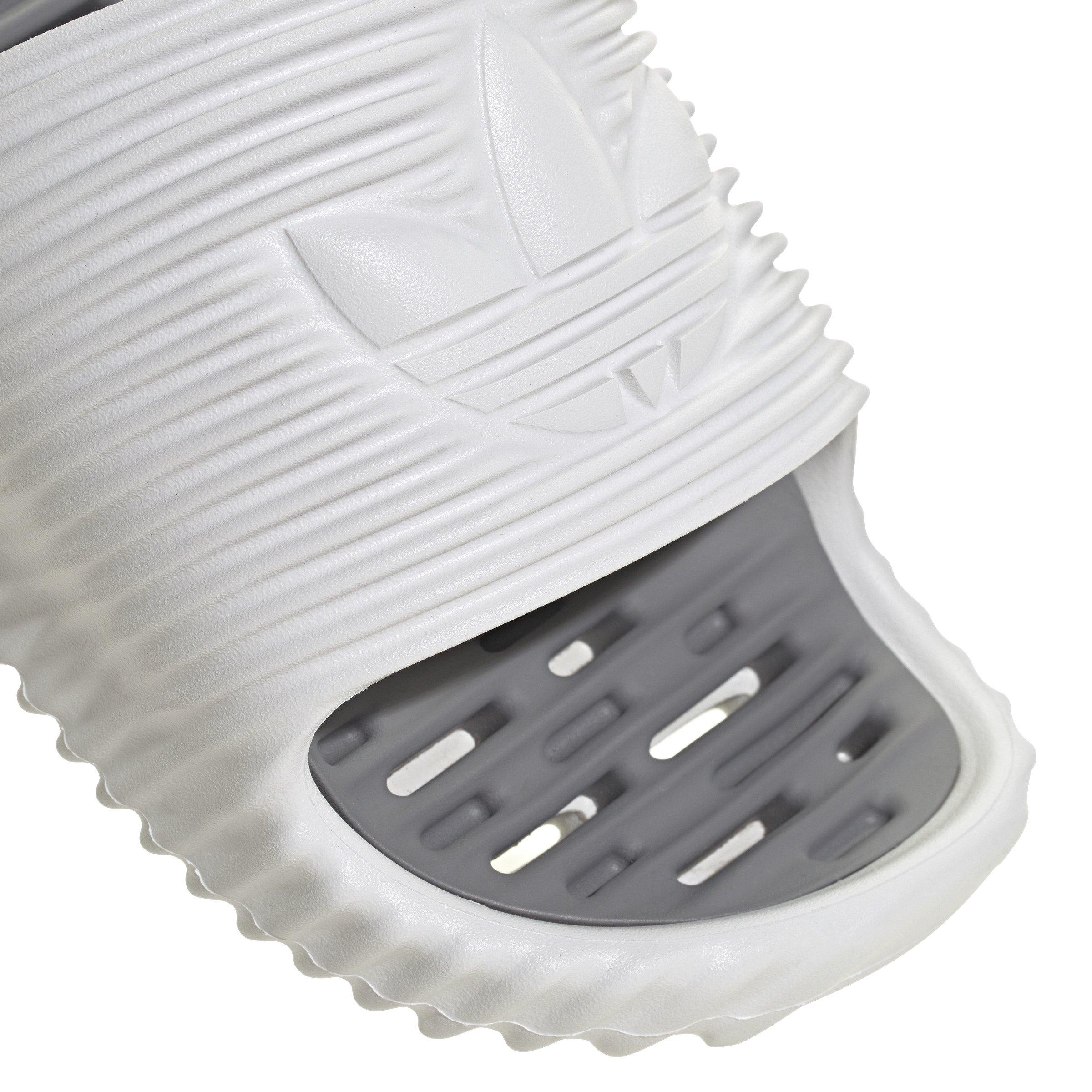adidas Originals Adilette 25 "Crystal White/Crystal White/Grey Three" Unisex Slide - WHITE Thumbnail View 5