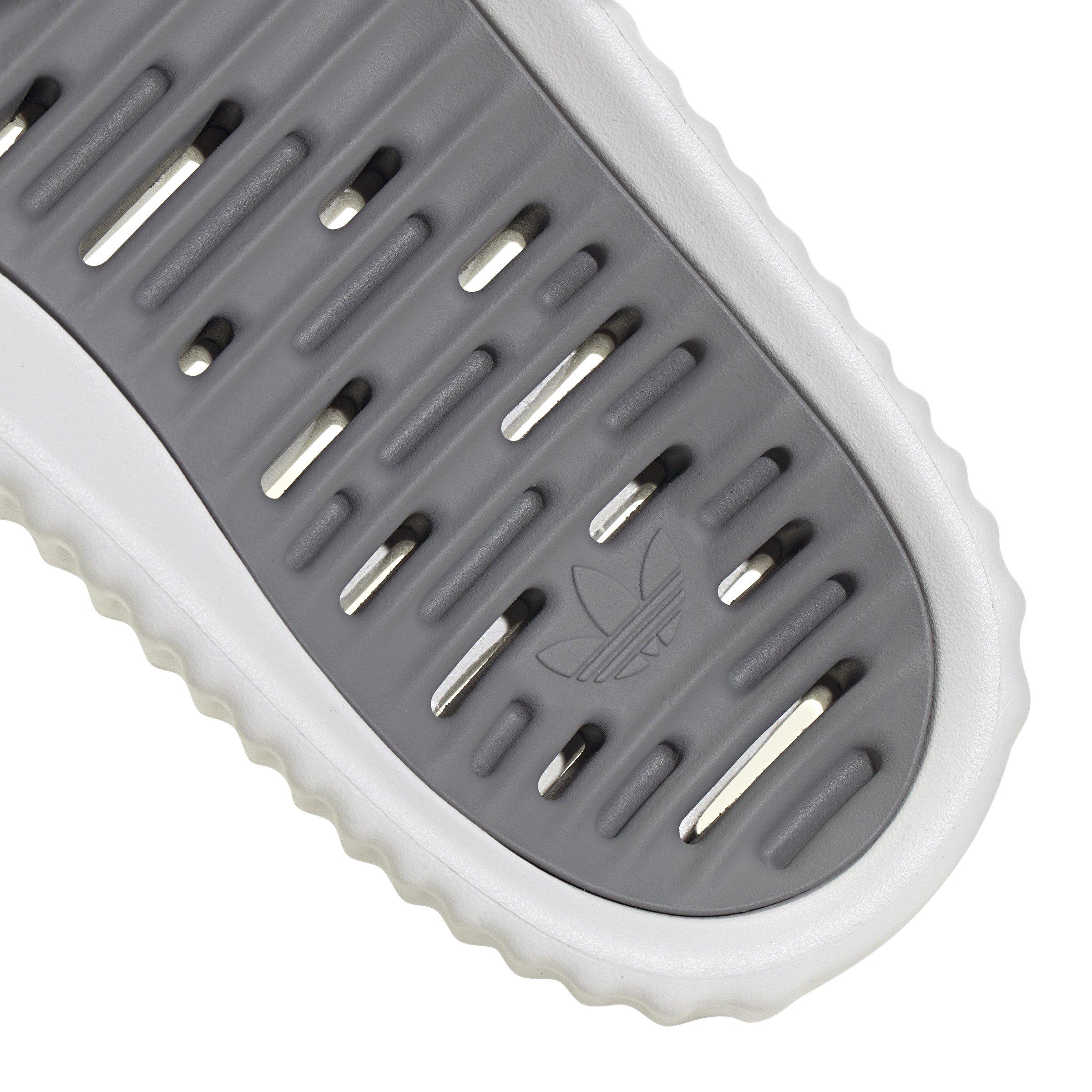 adidas Originals Adilette 25 "Crystal White/Crystal White/Grey Three" Unisex Slide - WHITE Thumbnail View 6