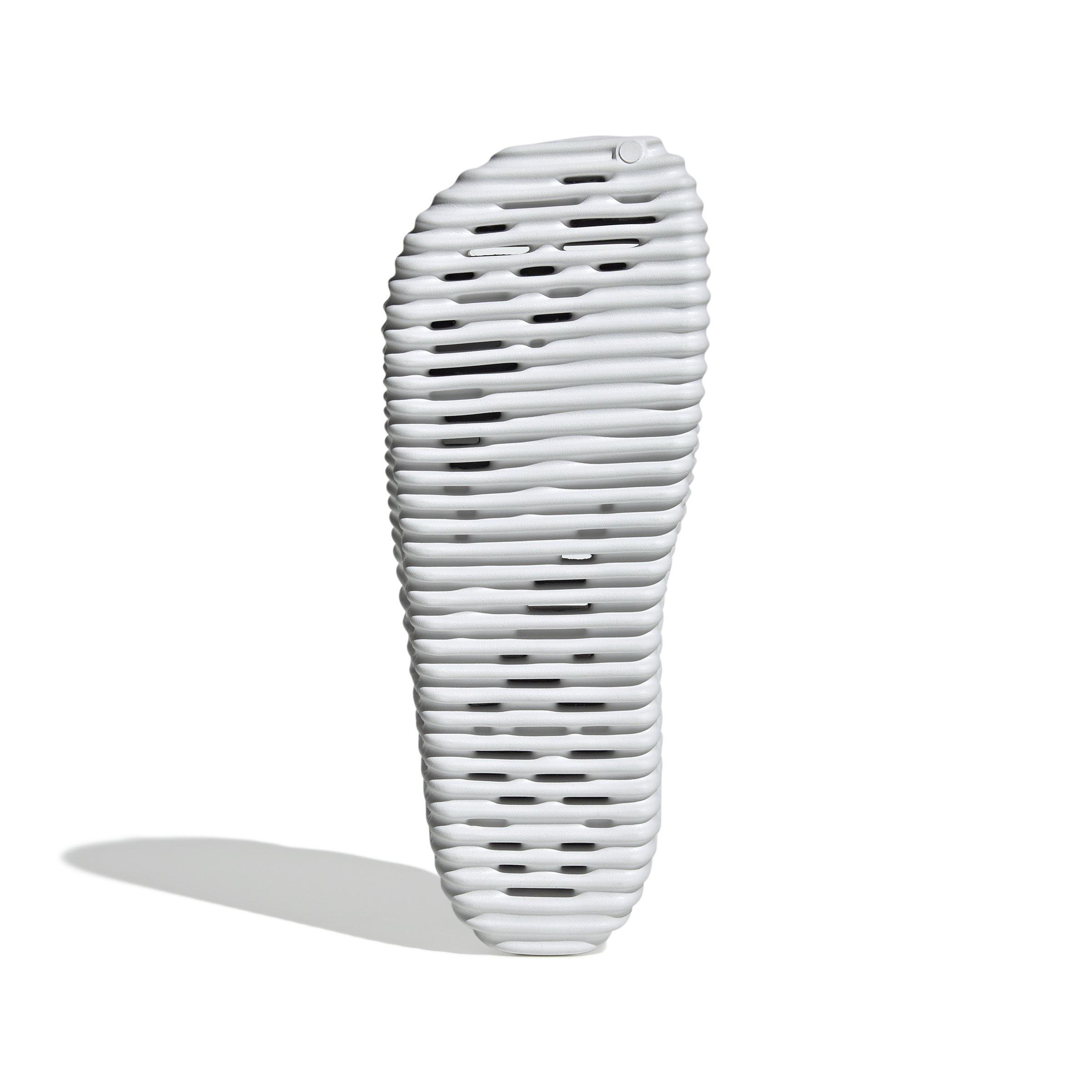 adidas Originals Adilette 25 "Crystal White/Crystal White/Grey Three" Unisex Slide - WHITE Thumbnail View 8