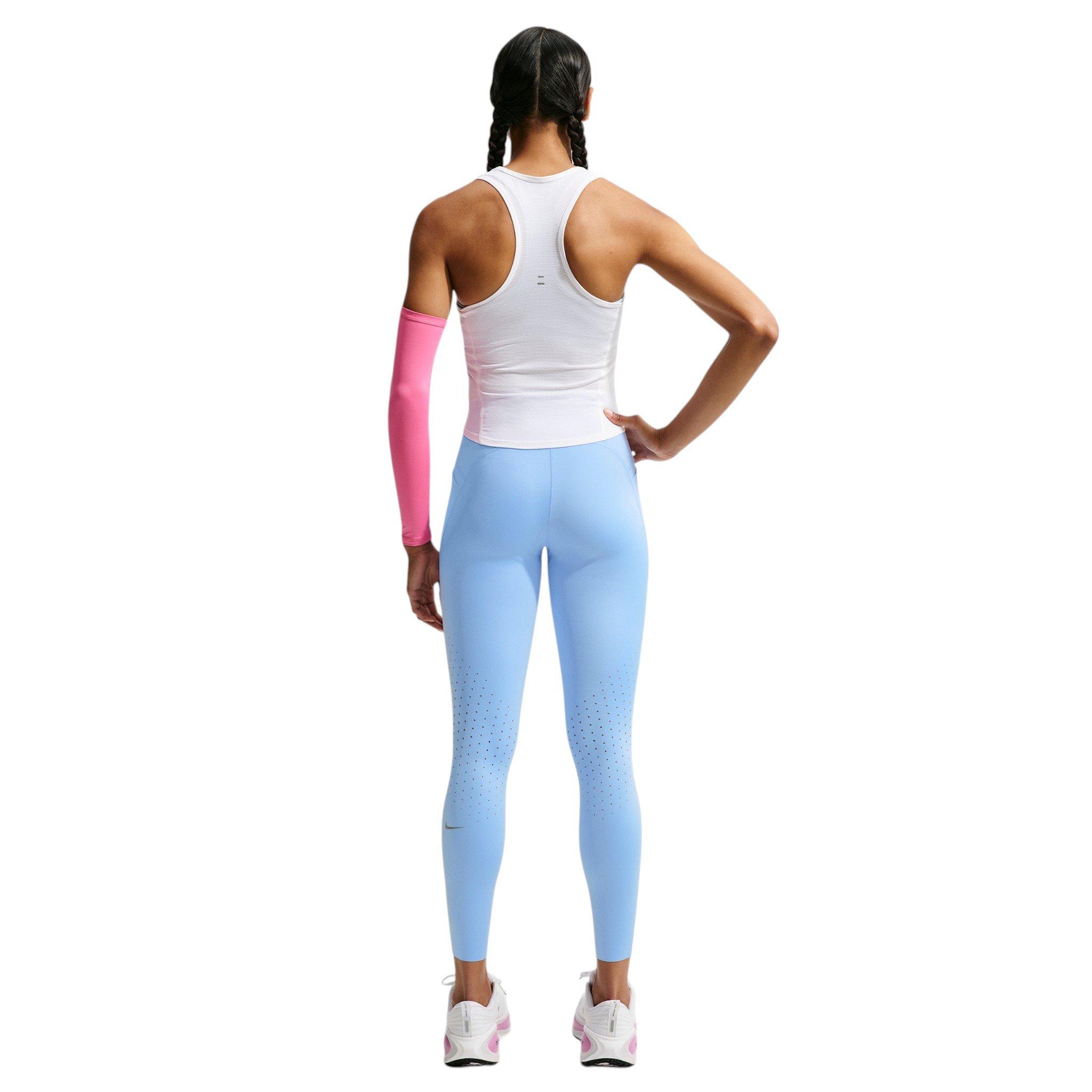 Nike Women's Swift High-Waisted 7/8 Running Leggings with Pockets - Steel Blue - STEEL BLUE