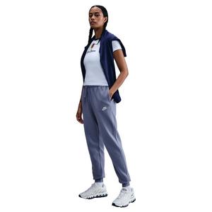 Nike Women's Sportswear Club Fleece Mid-Rise Joggers - Blue