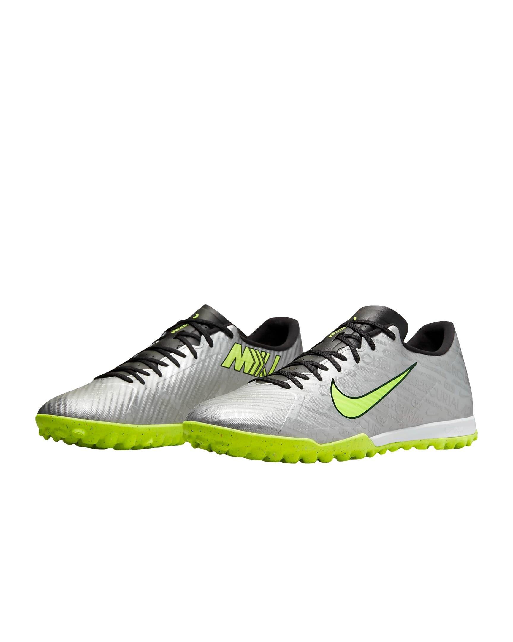 Nike Zoom Vapor 15 Academy XXV FG - Metallic Silver/Volt