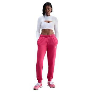 Nike Women's Sportswear Club Fleece Mid-Rise Joggers - Pink