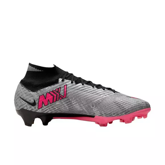 bespotten En team Sinis Nike Zoom Mercurial Superfly 9 Elite XXV FG "Metallic Silver/Black/Hyper  Pink" Men's Soccer Cleat
