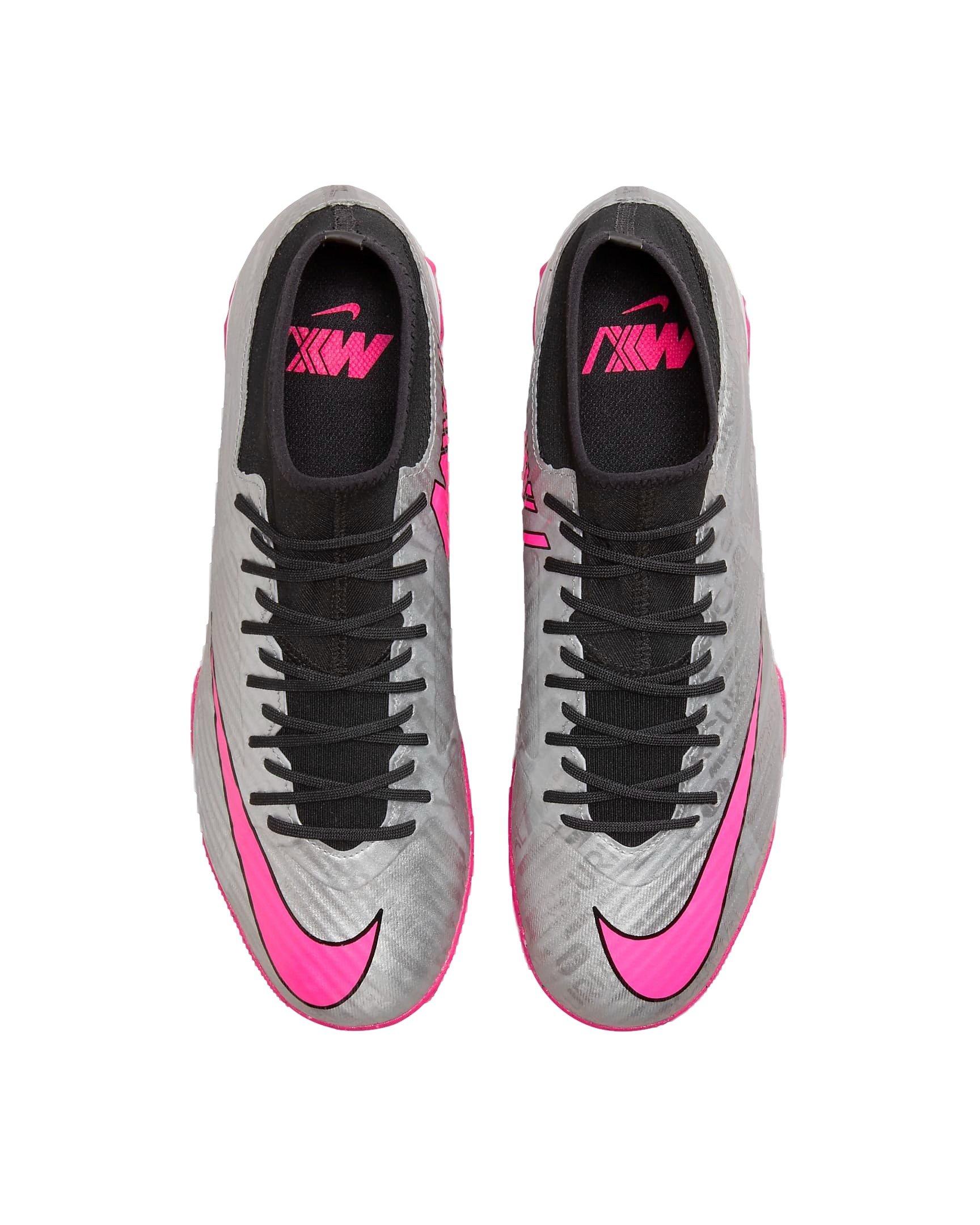 Nike Air Zoom Mercurial Superfly Elite 9 FG XXV - Metallic Silver/Hyper  Pink/Black