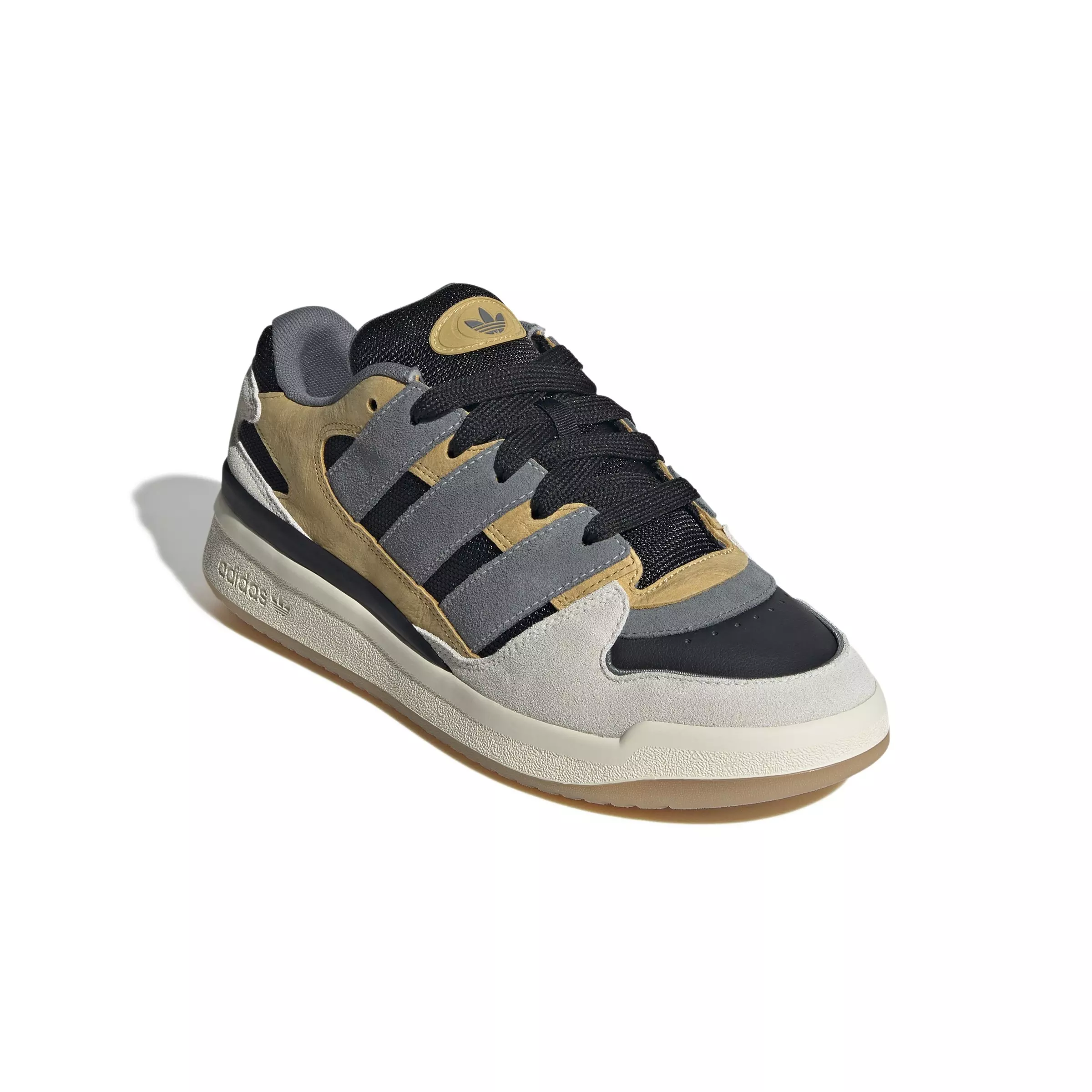 adidas Forum Puffed "Core Black/Oat/Off White" Unisex Shoe - BLACK