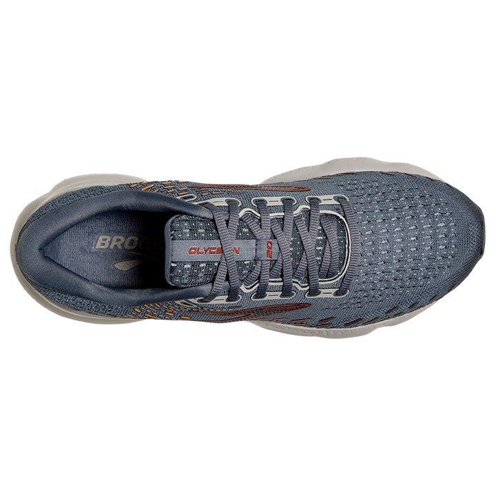 Brooks Glycerin 20 "Grey/Silver/Orange" Men's Running Shoe - GREY/SILVER/ORANGE Thumbnail View 5