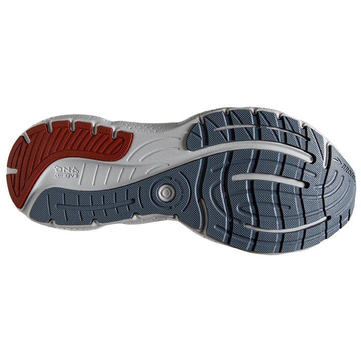 Brooks Glycerin 20 "Grey/Silver/Orange" Men's Running Shoe - GREY/SILVER/ORANGE Thumbnail View 6