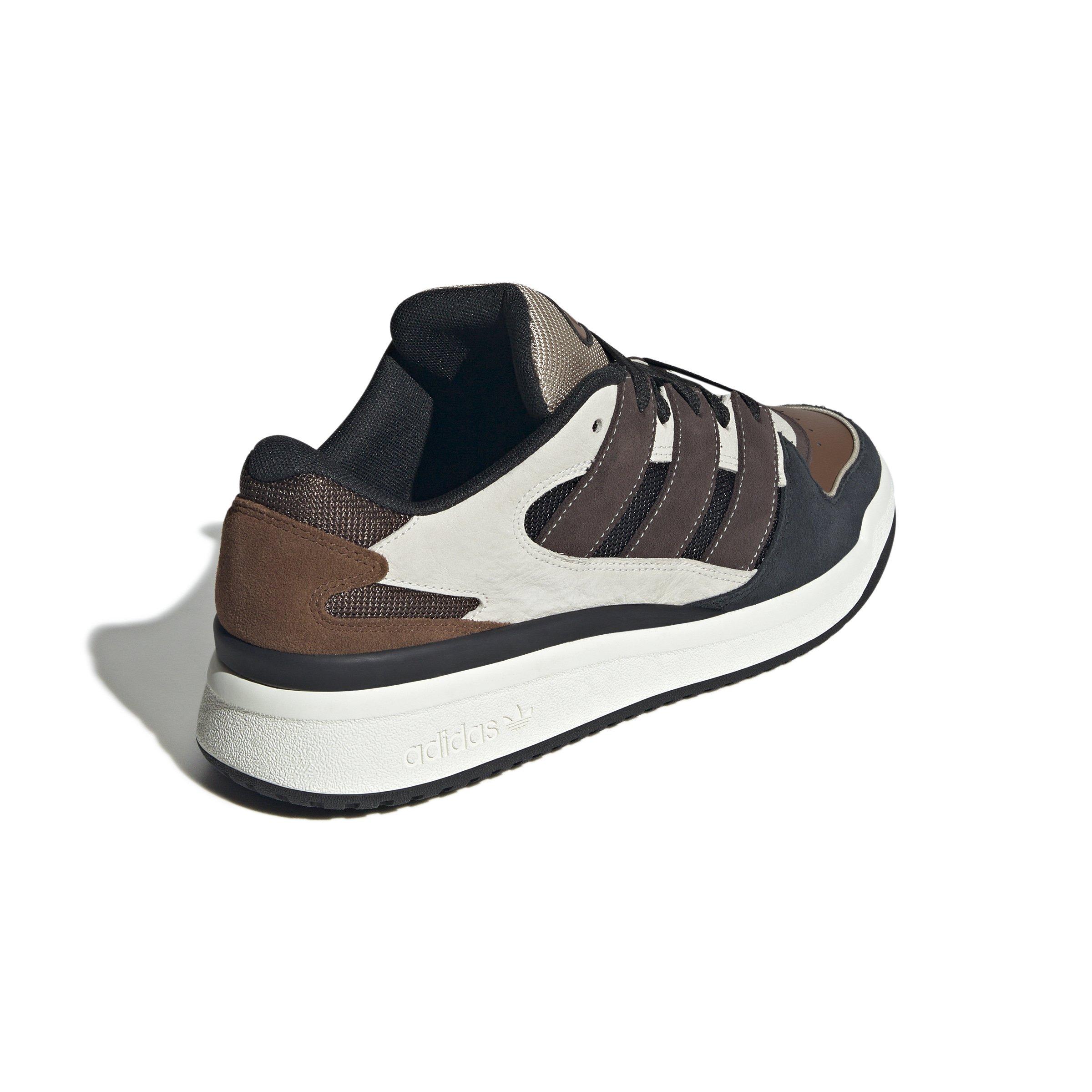 adidas Forum Puffed "Off White/Dark Brown/Core Black" Unisex Shoe - WHITE Thumbnail View 4