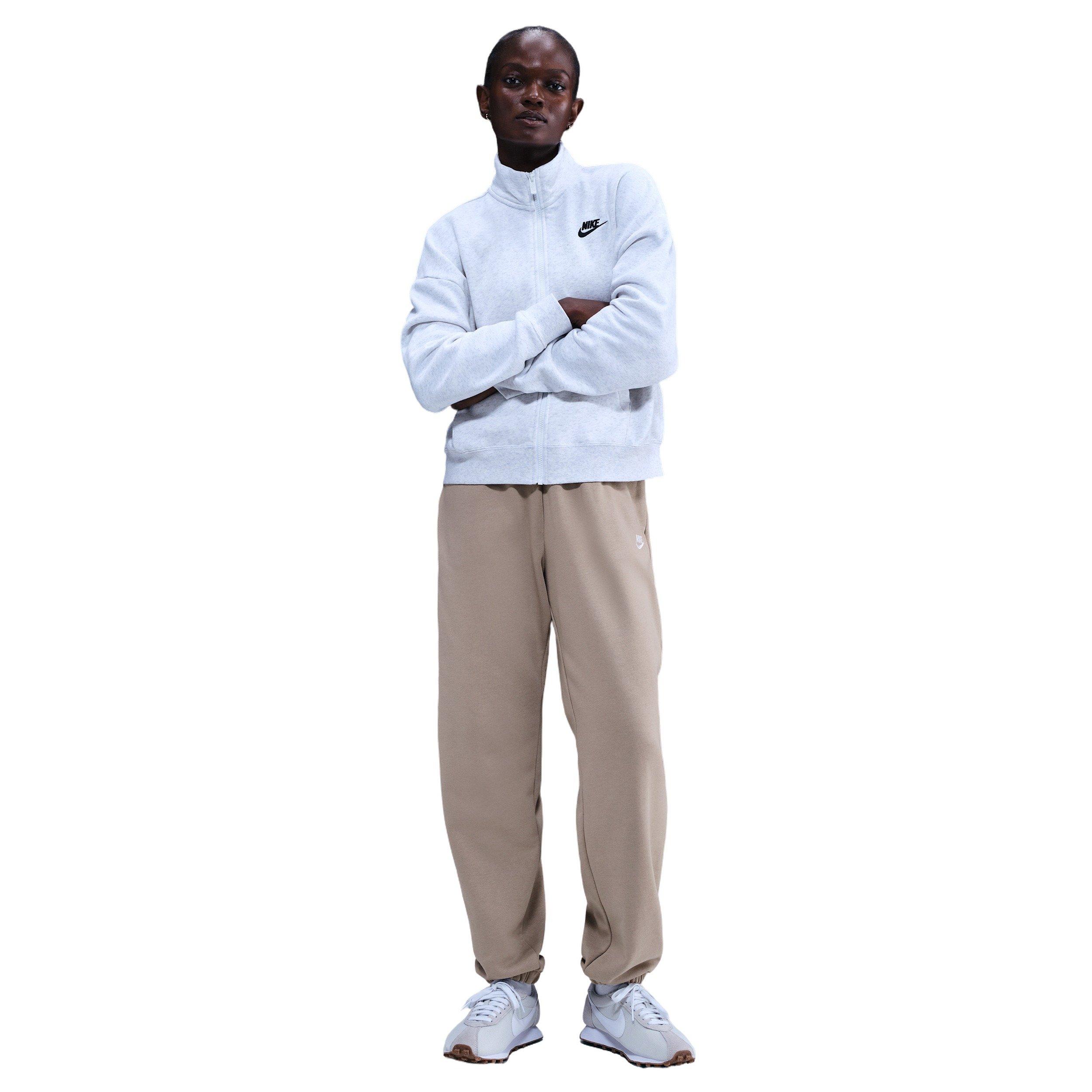 Nike Women's Sportswear Club Fleece Mid-Rise Oversized Sweatpants - Light Brown - LIGHT BROWN Thumbnail View 1