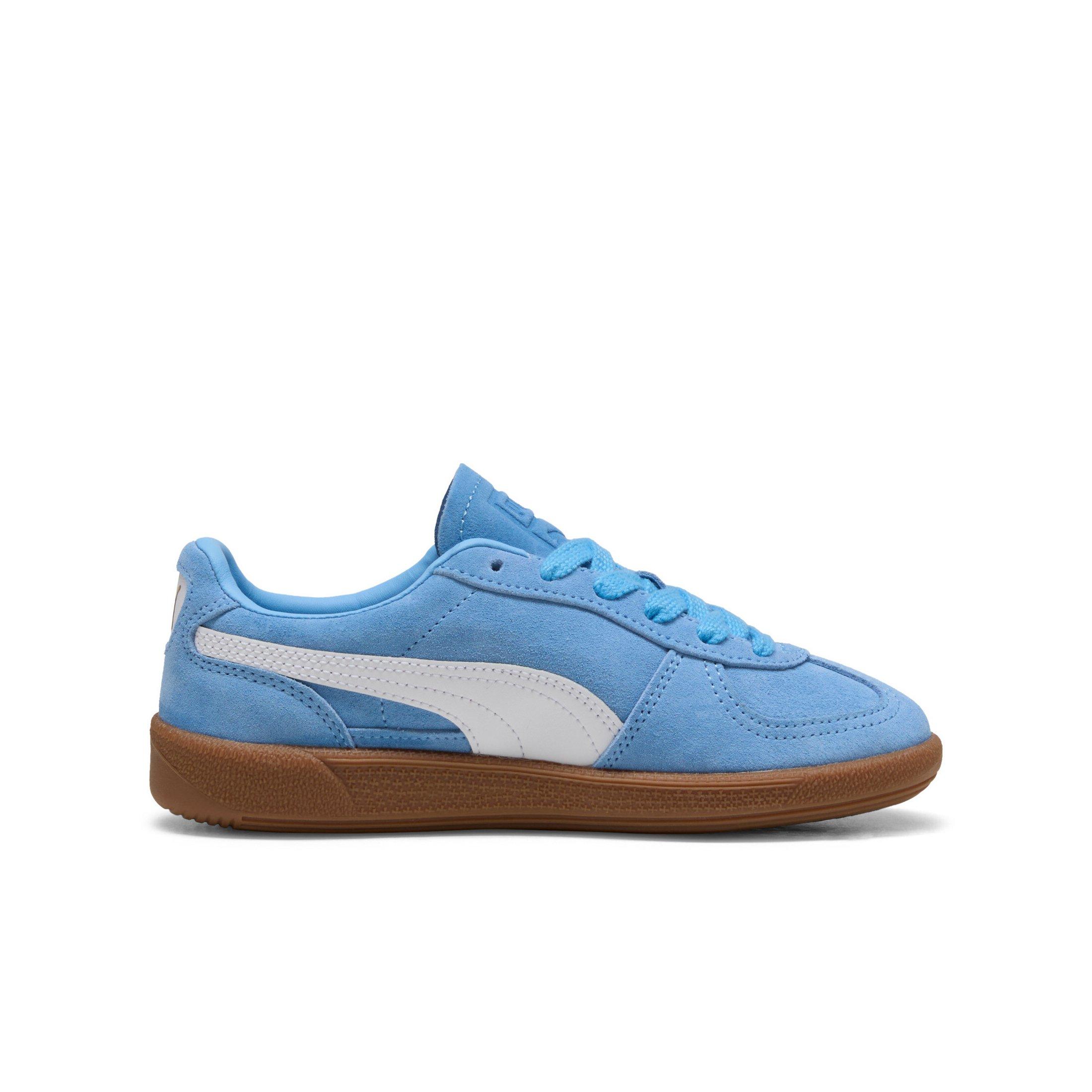 PUMA Palermo JR "Light Blue/White/Gum" Grade School Girls' Shoe - LT BLUE/WHITE/GUM Thumbnail View 1