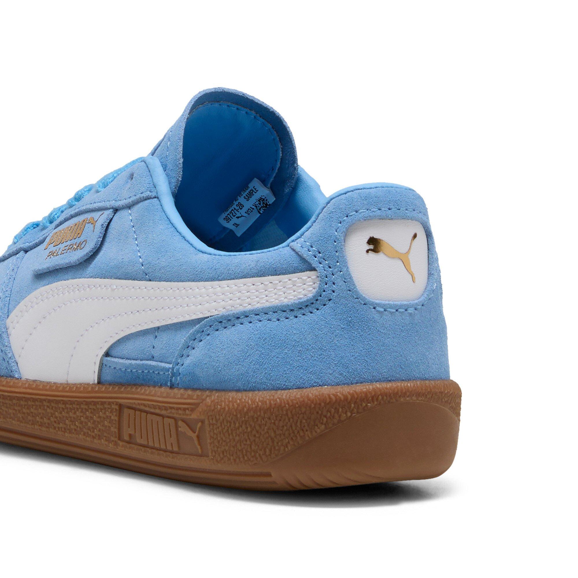 PUMA Palermo JR "Light Blue/White/Gum" Grade School Girls' Shoe - LT BLUE/WHITE/GUM Thumbnail View 6
