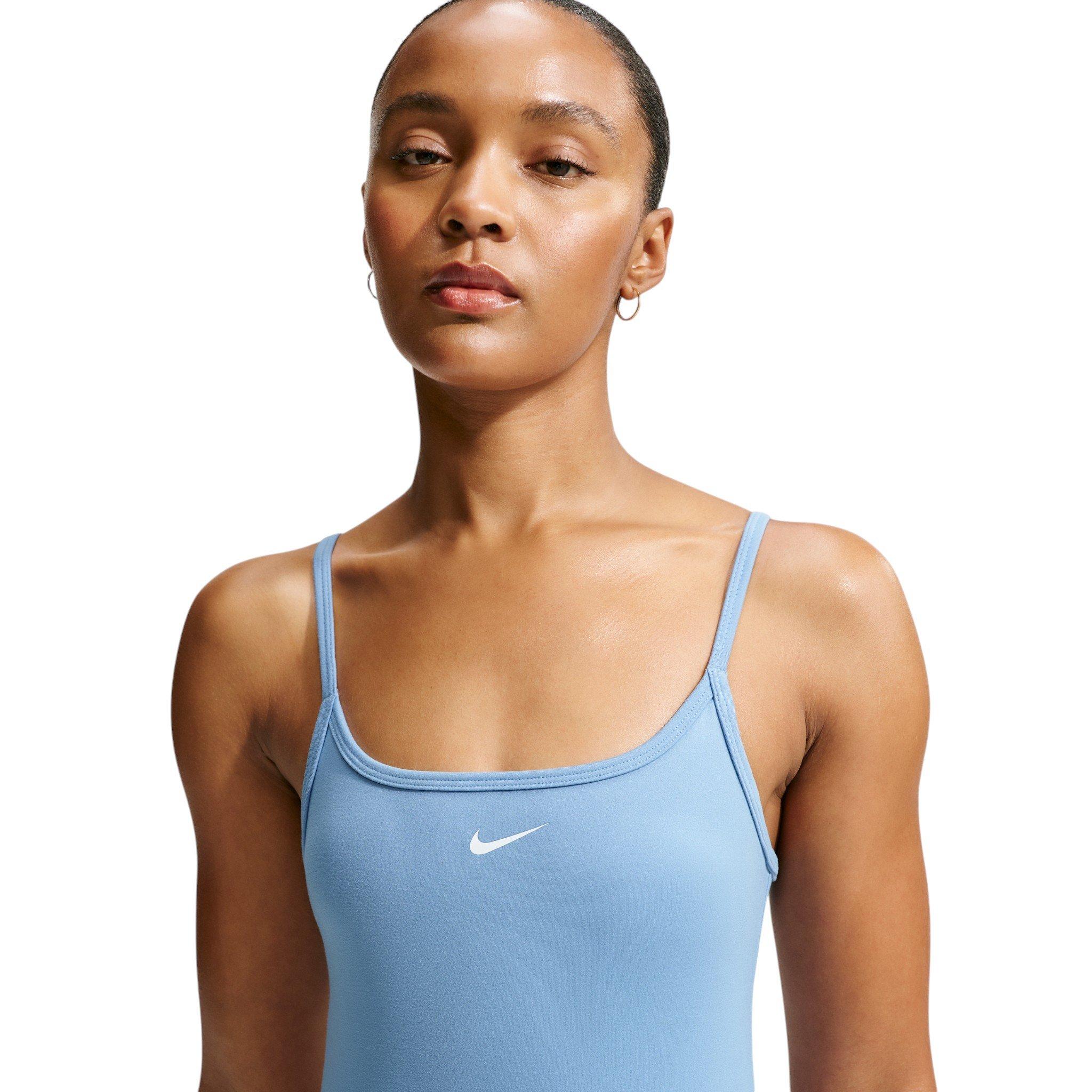 Nike Women's One Dri-FIT Dress - Blue - BLUE/WHITE Thumbnail View 3
