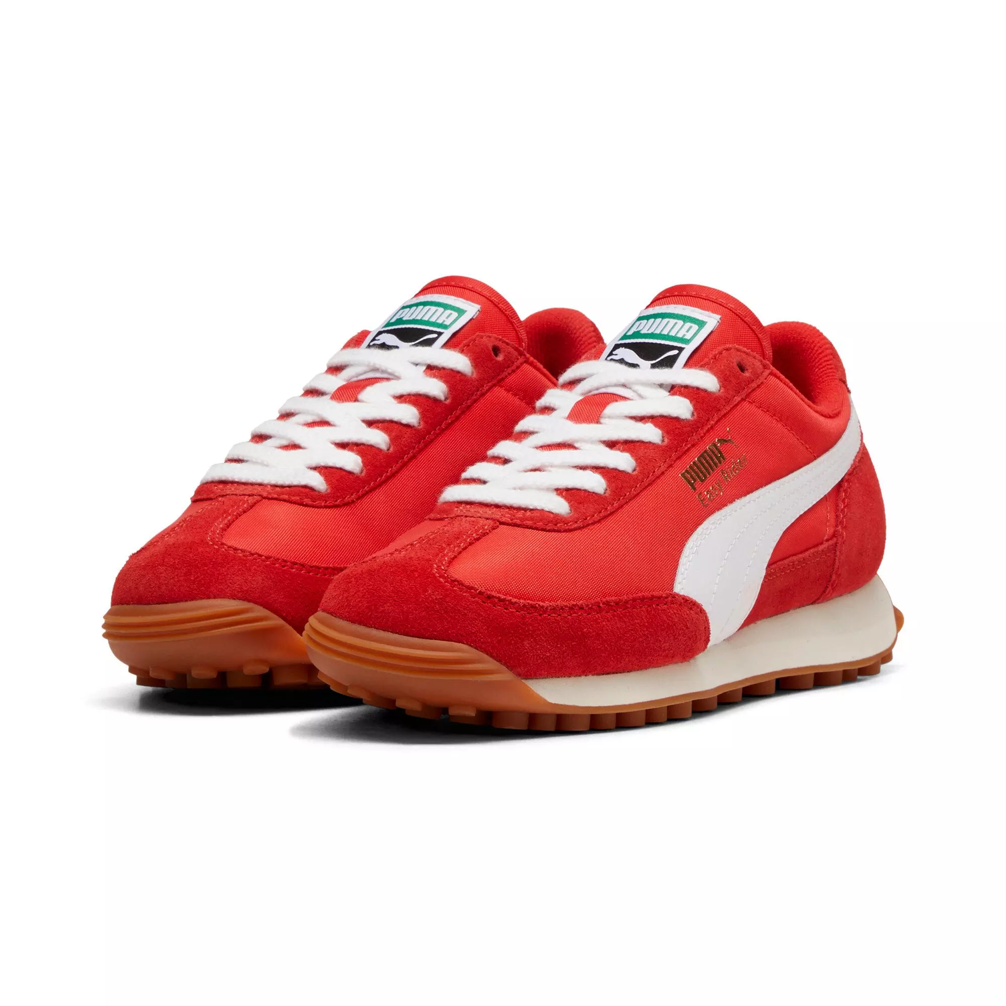 PUMA Easy Rider Vintage JR "PUMA Red/PUMA White" Grade School Boys' Shoe - RED/WHITE