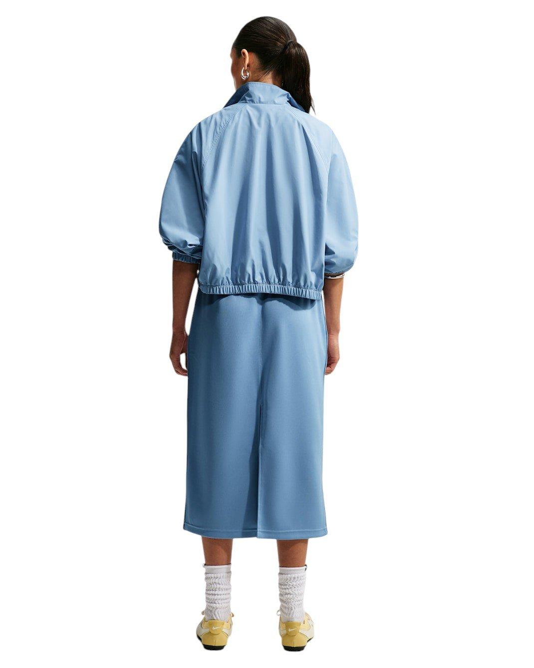 Nike Women's Sportswear Loose Midi Track Skirt - Blue/White - BLUE/WHITE