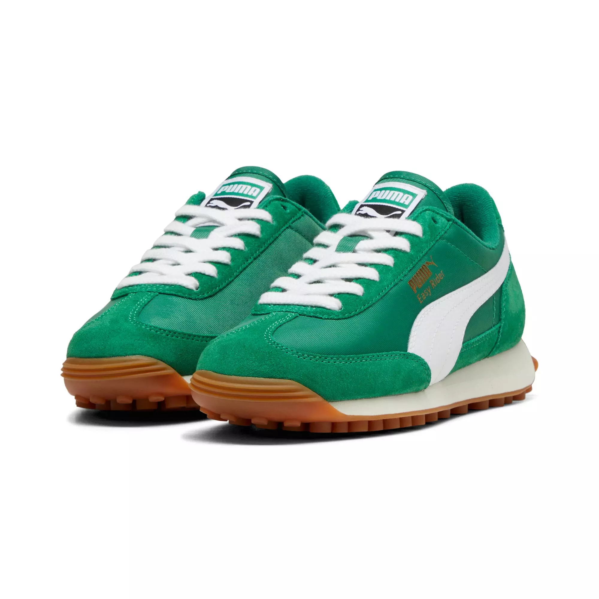 PUMA Easy Rider Vintage JR "Archive Green/PUMA White" Grade School Boys' Shoe - Green/White