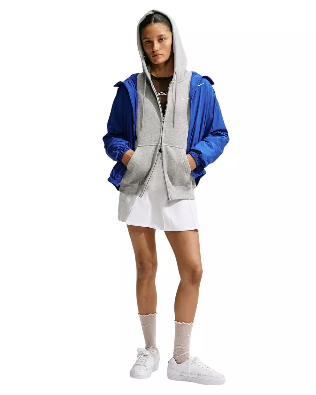Nike Women's Sportswear Pleated Miniskirt - White - WHITE