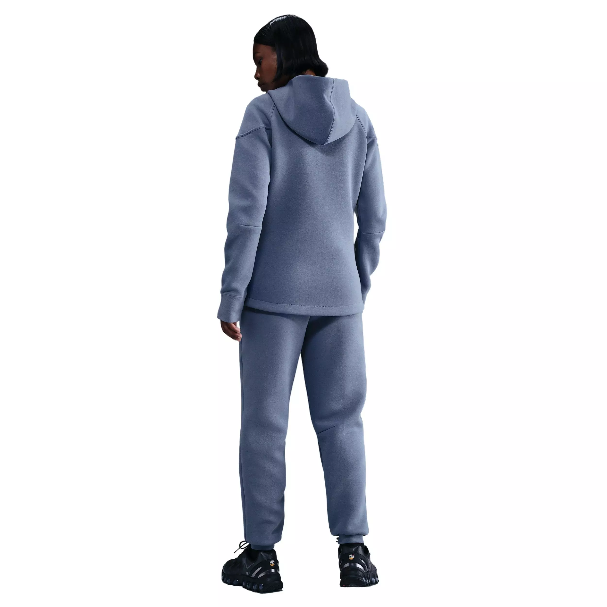 Nike Women's Sportswear Tech Fleece Mid-Rise Joggers - Blue - BLUE