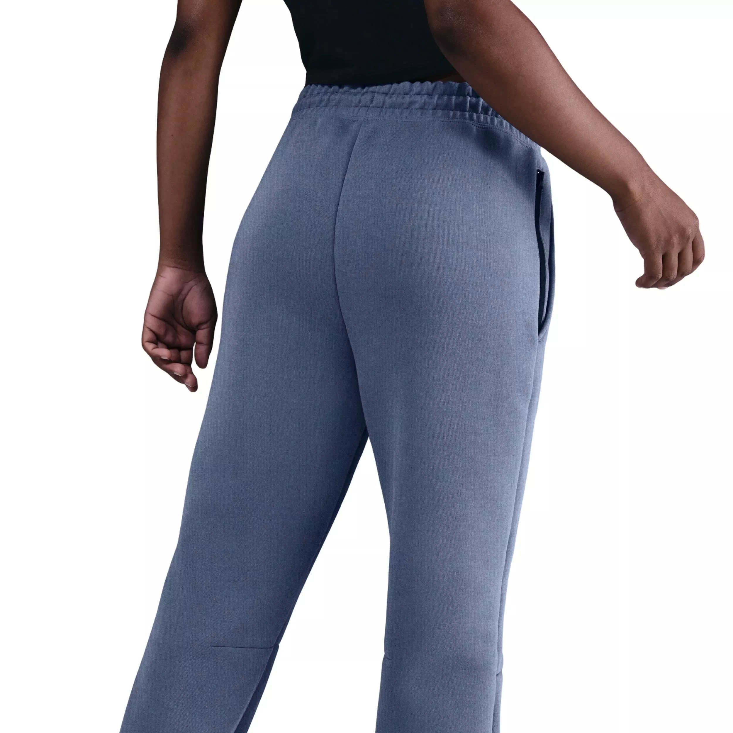 Nike Women's Sportswear Tech Fleece Mid-Rise Joggers - Blue - BLUE