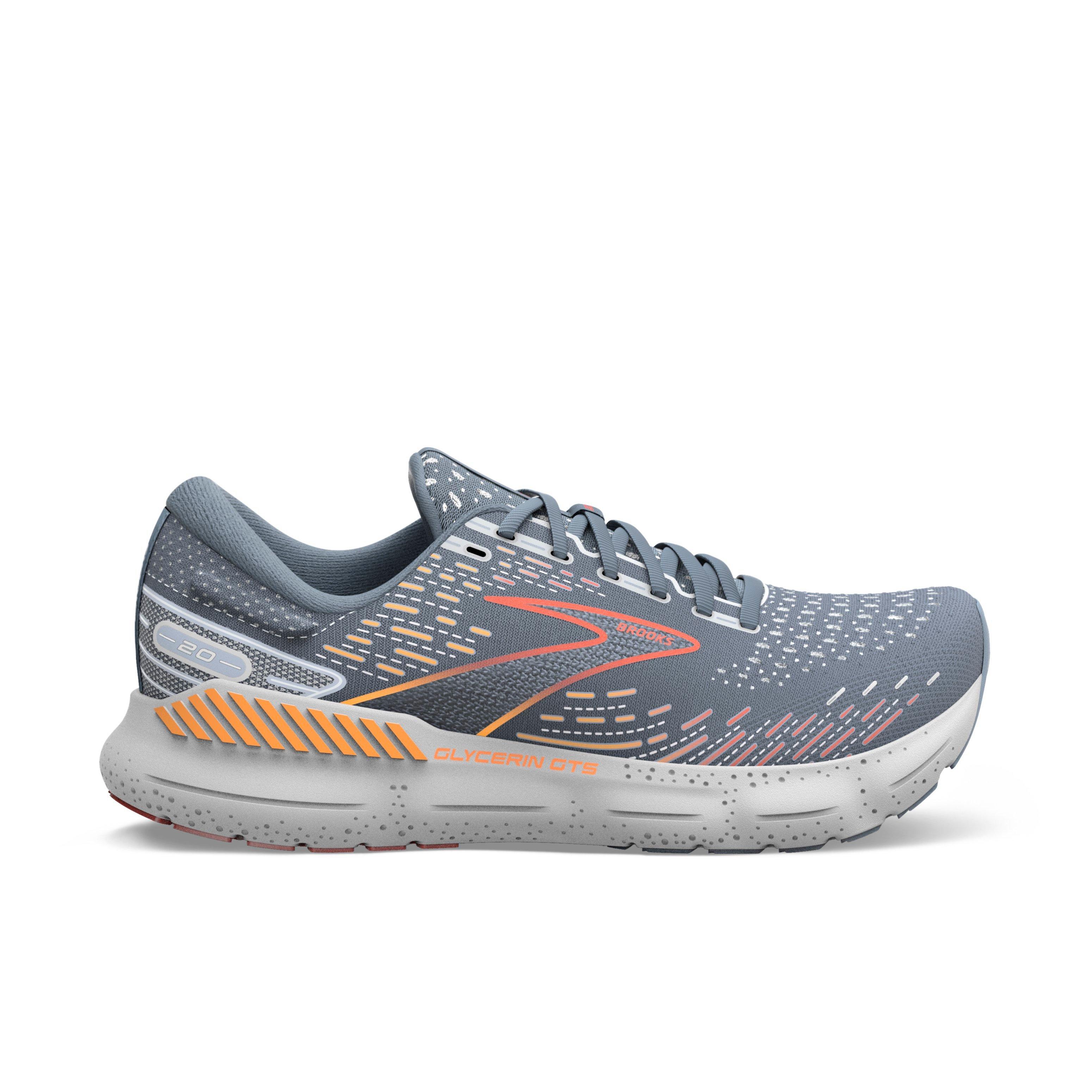 Brooks Glycerin GTS 20 "Grey/Silver/Orange" Men's Running Shoe