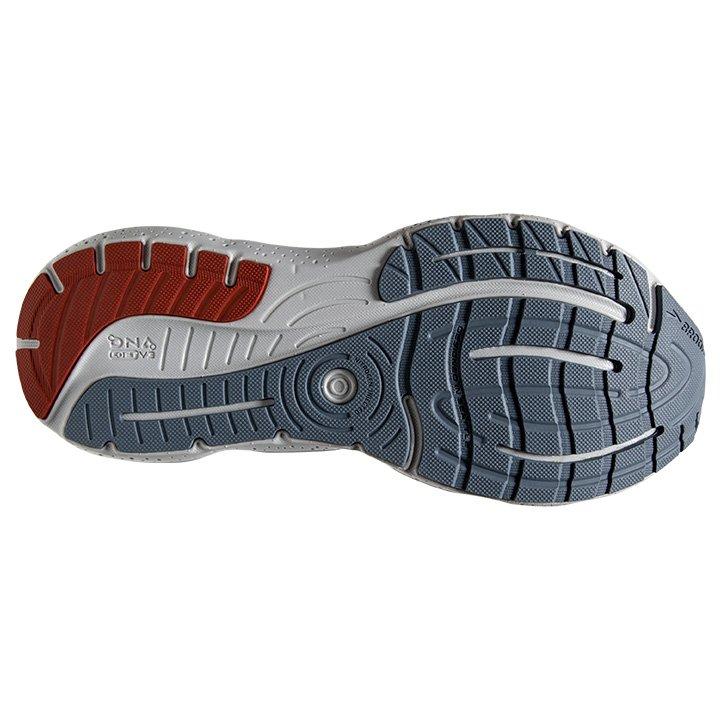 Brooks Glycerin GTS 20 "Grey/Silver/Orange" Men's Running Shoe - GREY/SILVER/ORANGE Thumbnail View 6