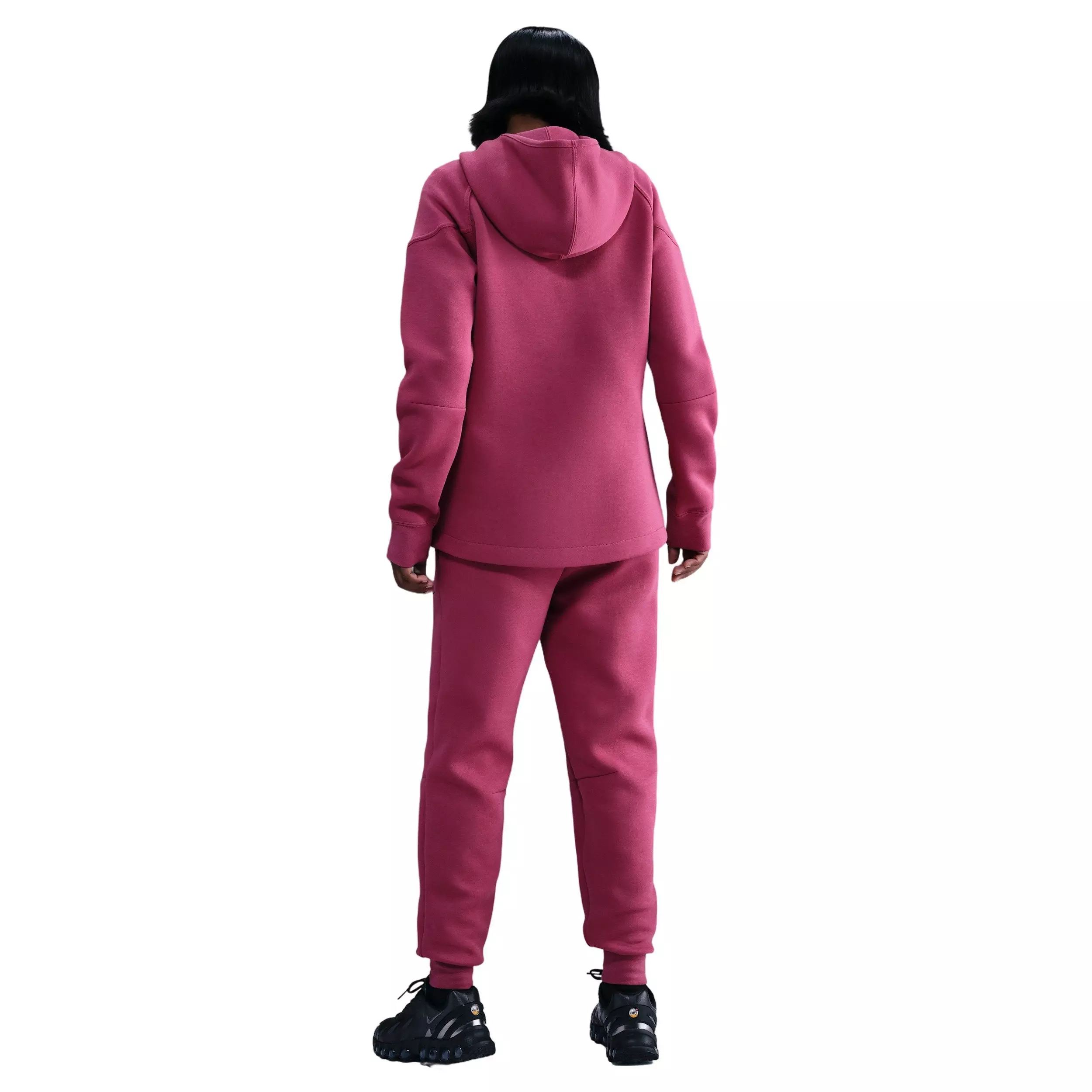 Nike Women's Sportswear Tech Fleece Mid-Rise Joggers - Pink - PINK