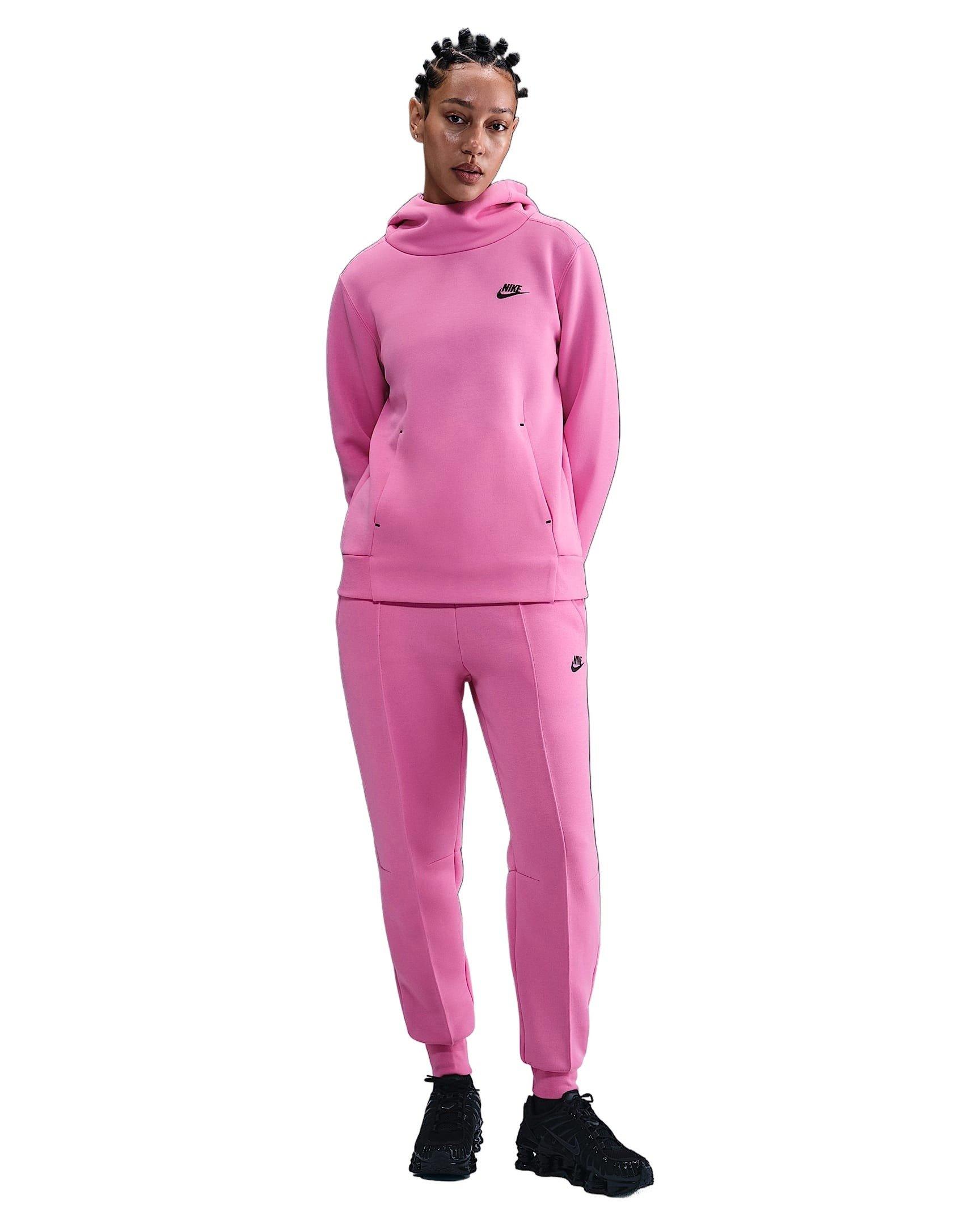 Nike Women's Sportswear Tech Fleece Mid-Rise Joggers - Light Pink - LIGHT PINK Thumbnail View 1