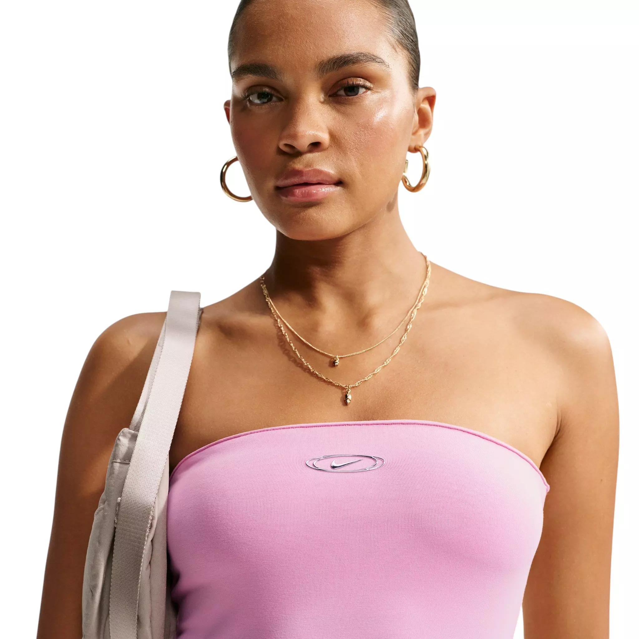 Nike Women's Sportswear Tight Tube Dress - Pink - PINK