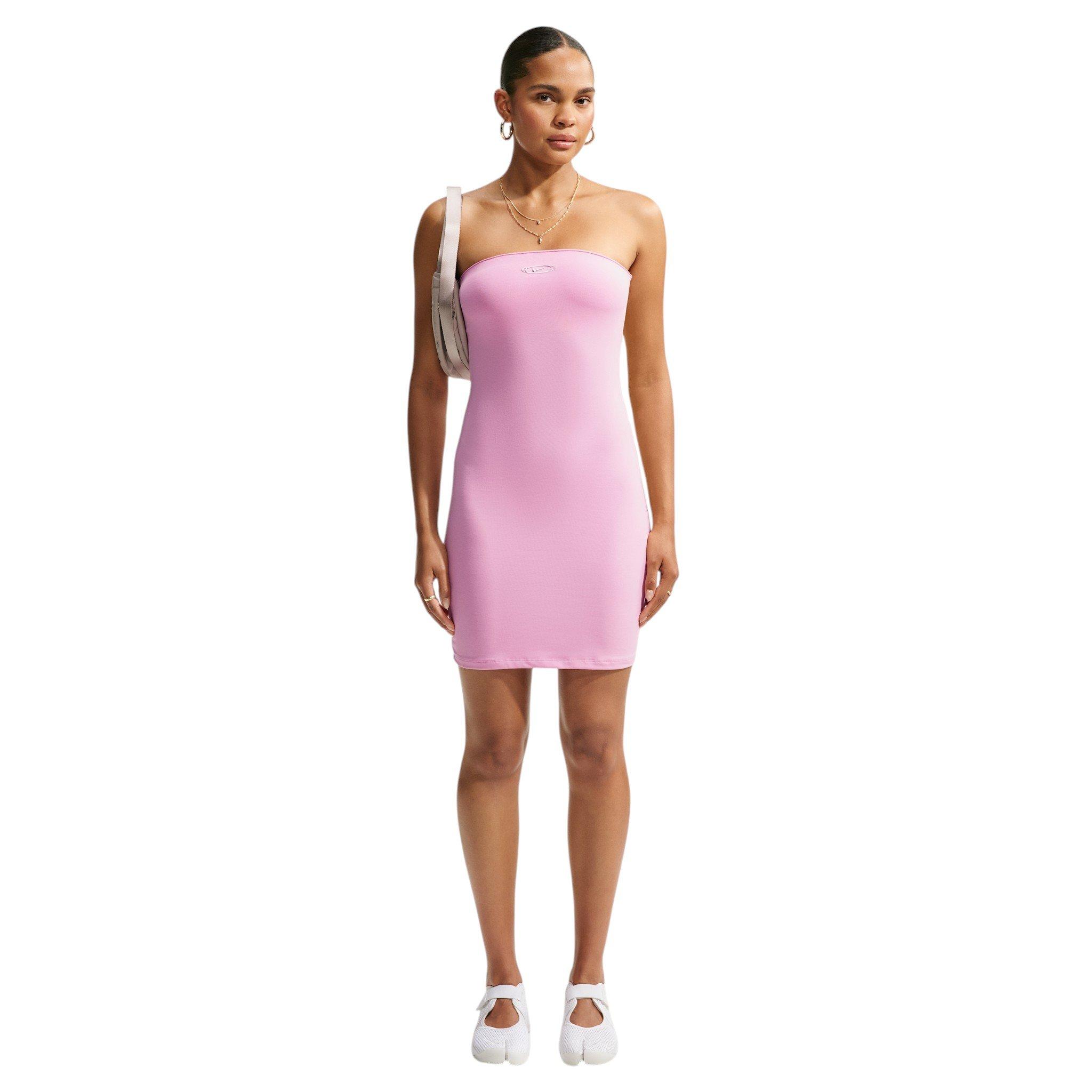 Nike Women's Sportswear Tight Tube Dress - Pink - PINK
