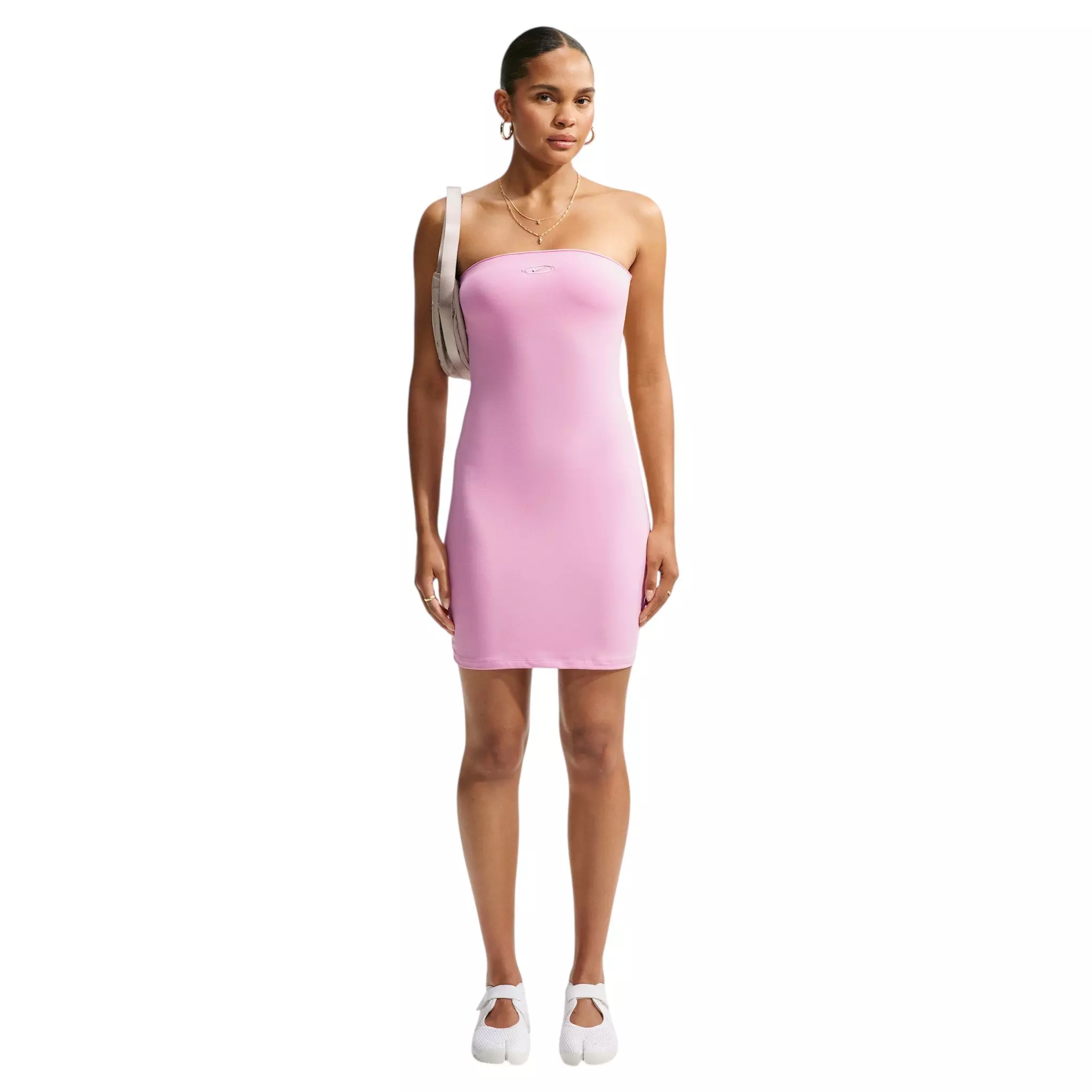 Nike Women's Sportswear Tight Tube Dress - Pink - PINK