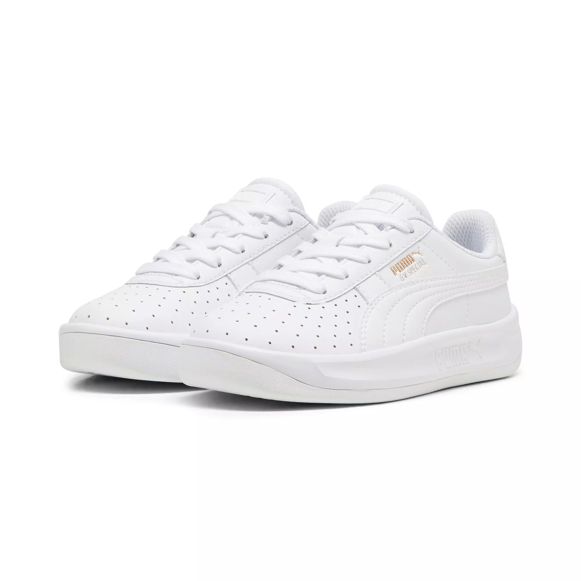 PUMA GV Special "PUMA White/PUMA White" Preschool Boys' Shoe - WHITE/WHITE