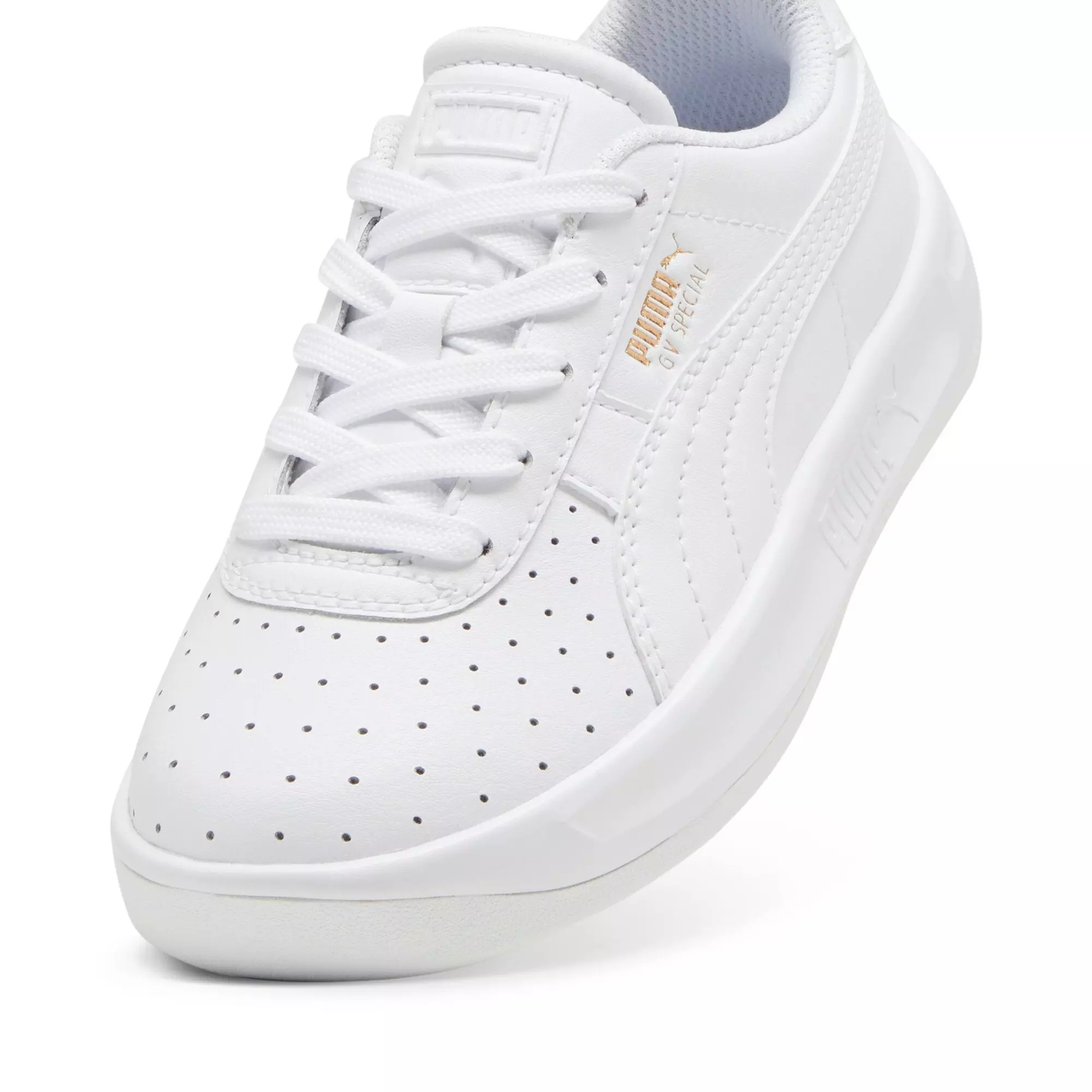 PUMA GV Special "PUMA White/PUMA White" Preschool Boys' Shoe - WHITE/WHITE