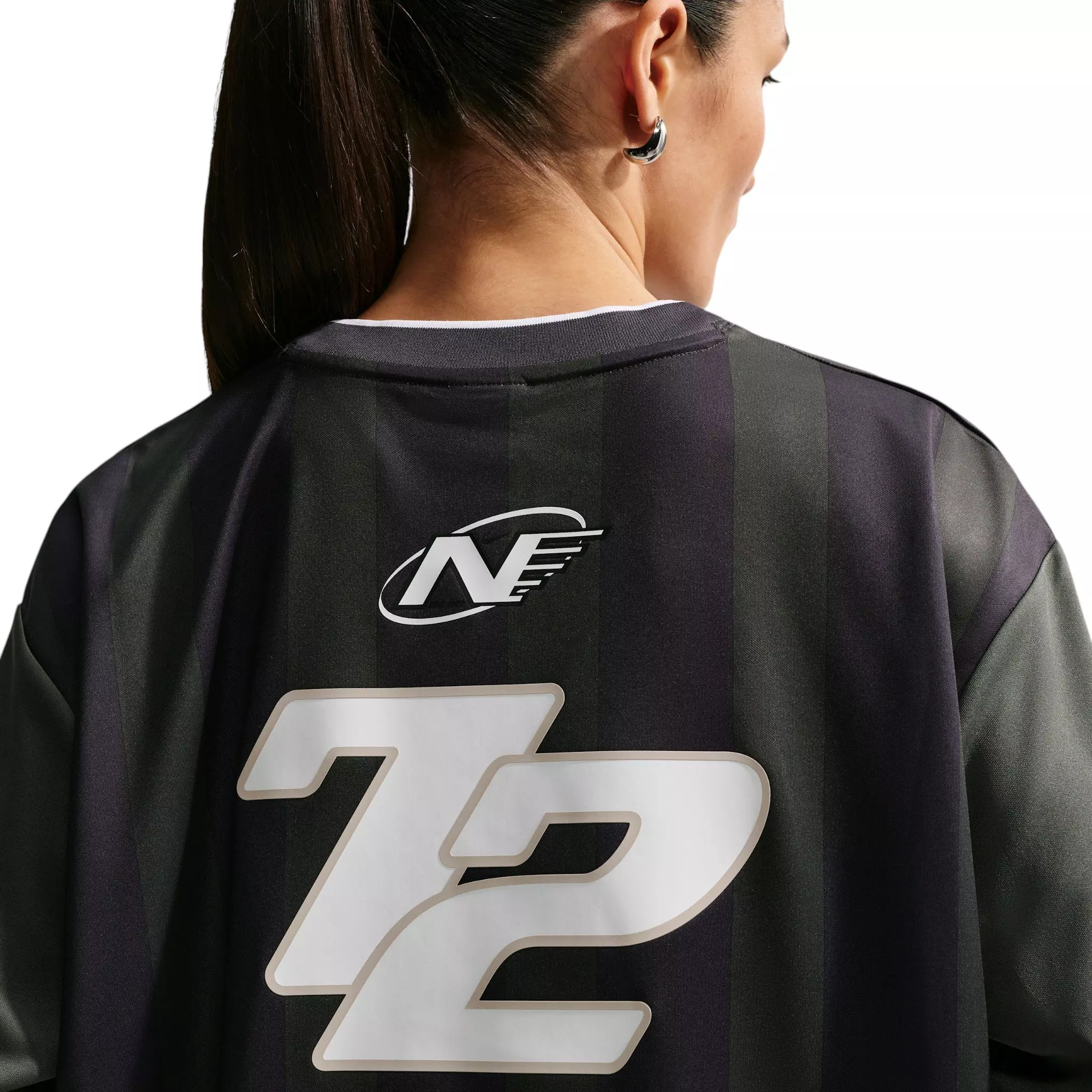 Nike Women's Sportswear Oversized Jersey Mini Dress - Camo Green/Gridiron/White - CAMO GREEN/GRIDIRON/WHITE