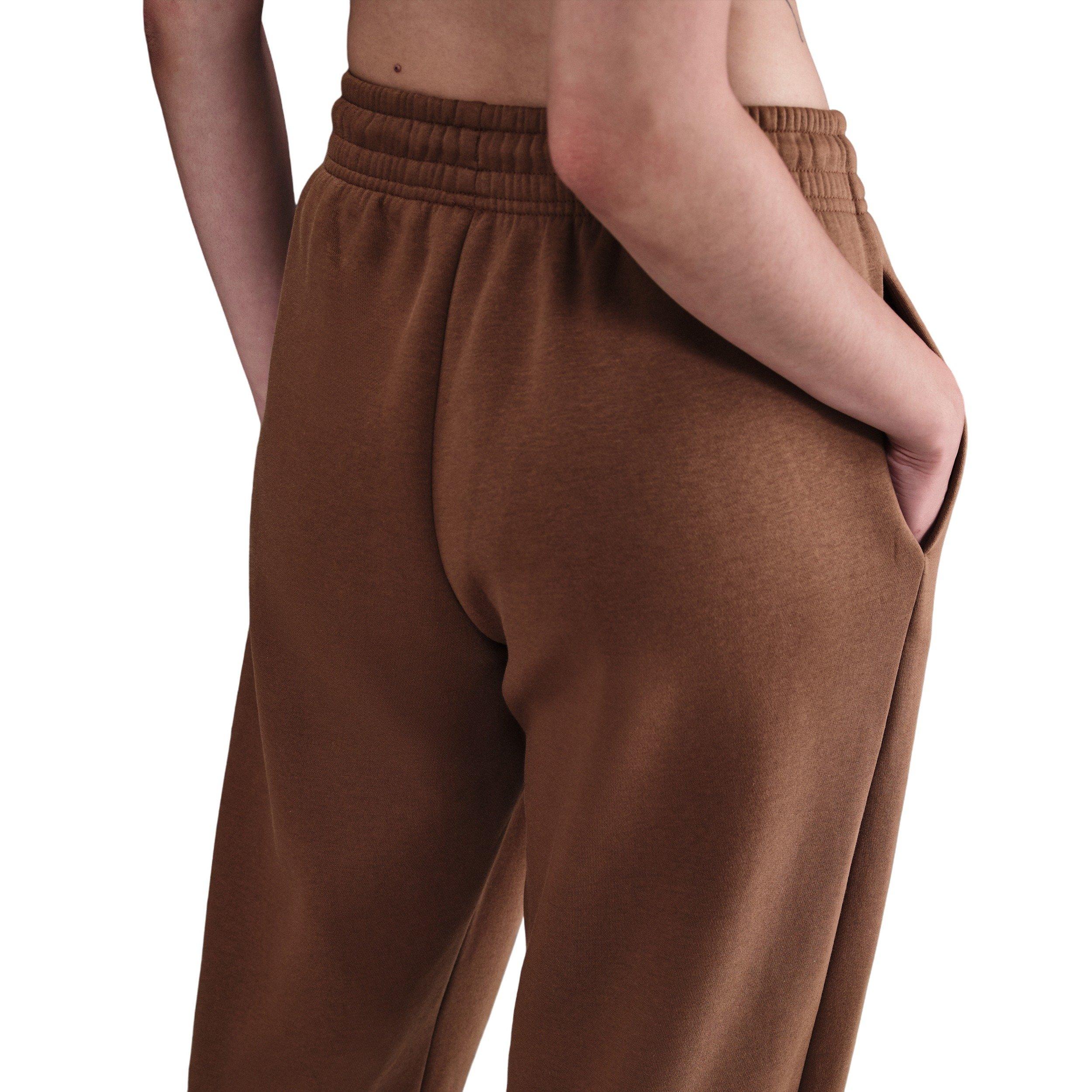 Nike Women's Sportswear Phoenix Fleece High-Waisted Oversized Pants - Brown - BROWN Thumbnail View 2