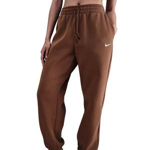 Nike Women's Sportswear Phoenix Fleece High-Waisted Oversized Sweatpants - Brown