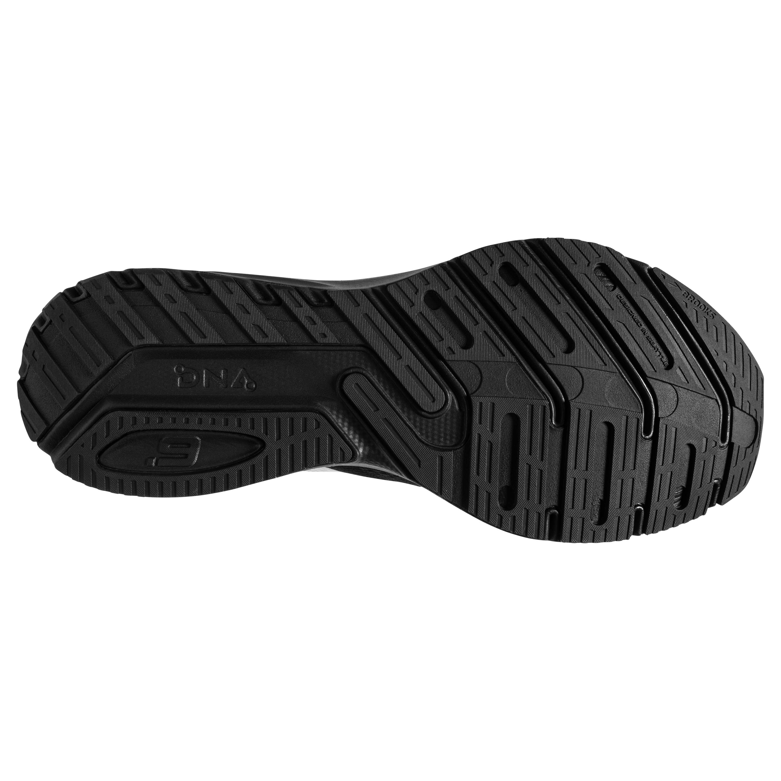 Brooks Launch 9 "Black/White" Men's Wide Running Shoe - BLACK/WHITE Thumbnail View 6