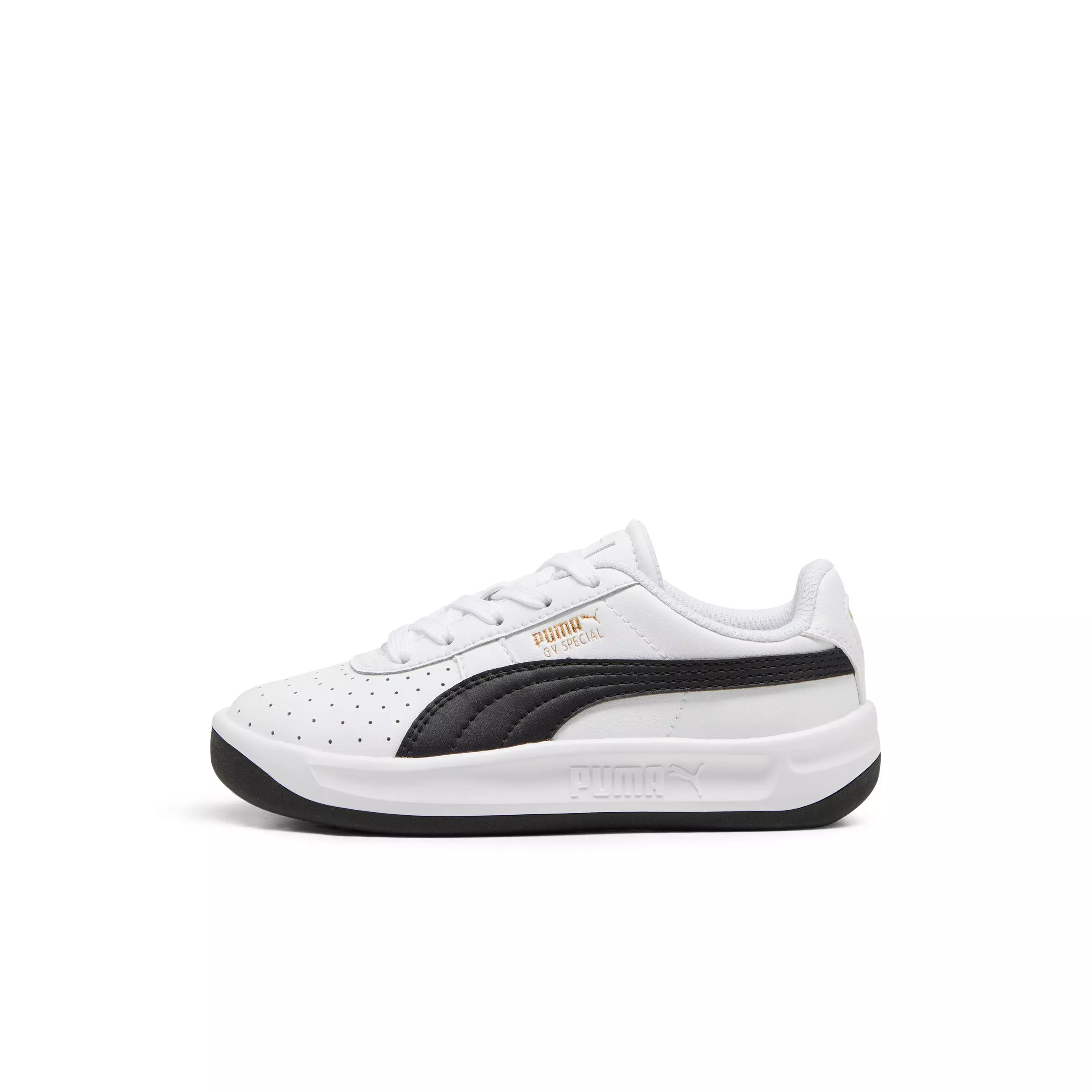 PUMA GV Special "PUMA White/PUMA Black" Preschool Boys' Shoe - WHITE/BLACK