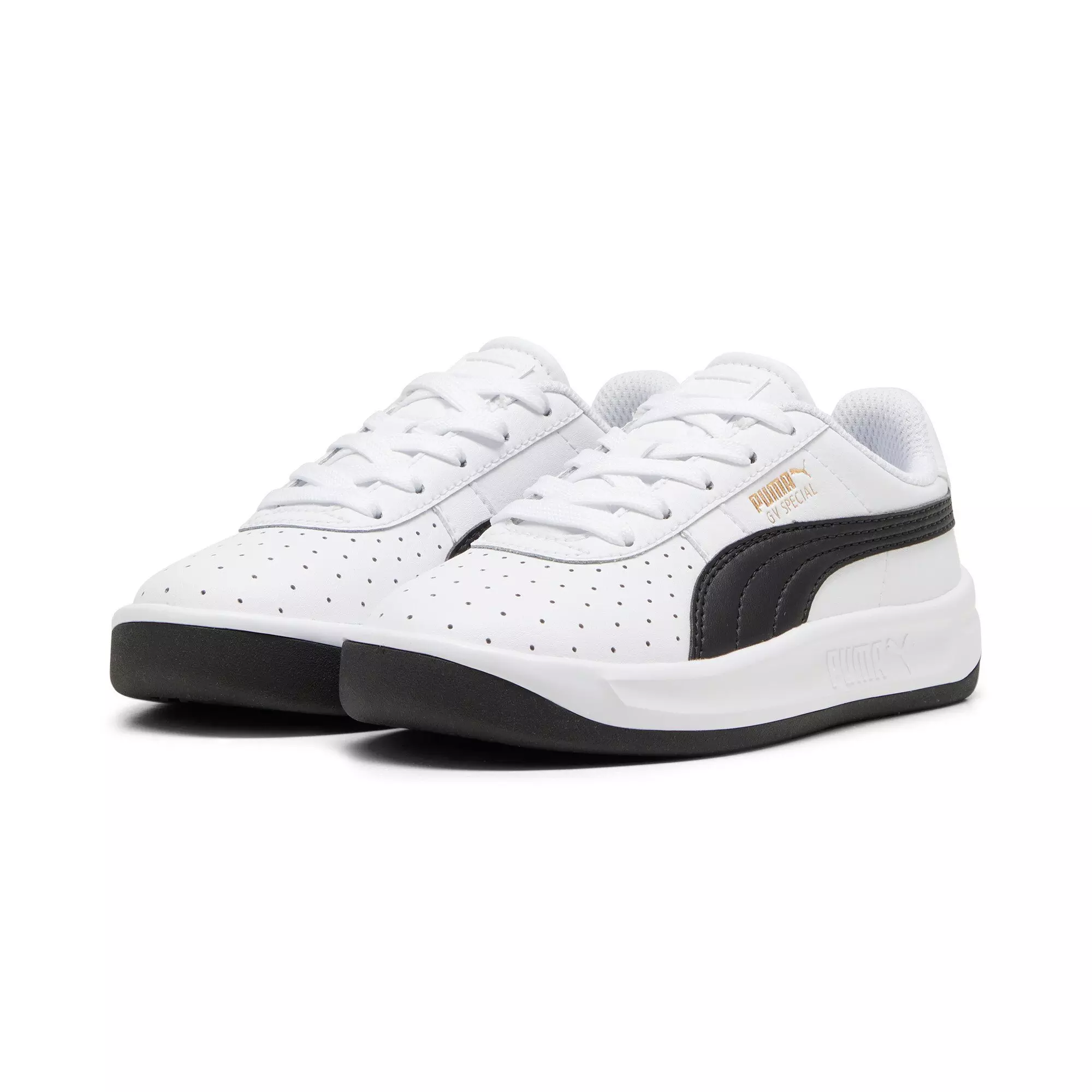 PUMA GV Special "PUMA White/PUMA Black" Preschool Boys' Shoe - WHITE/BLACK