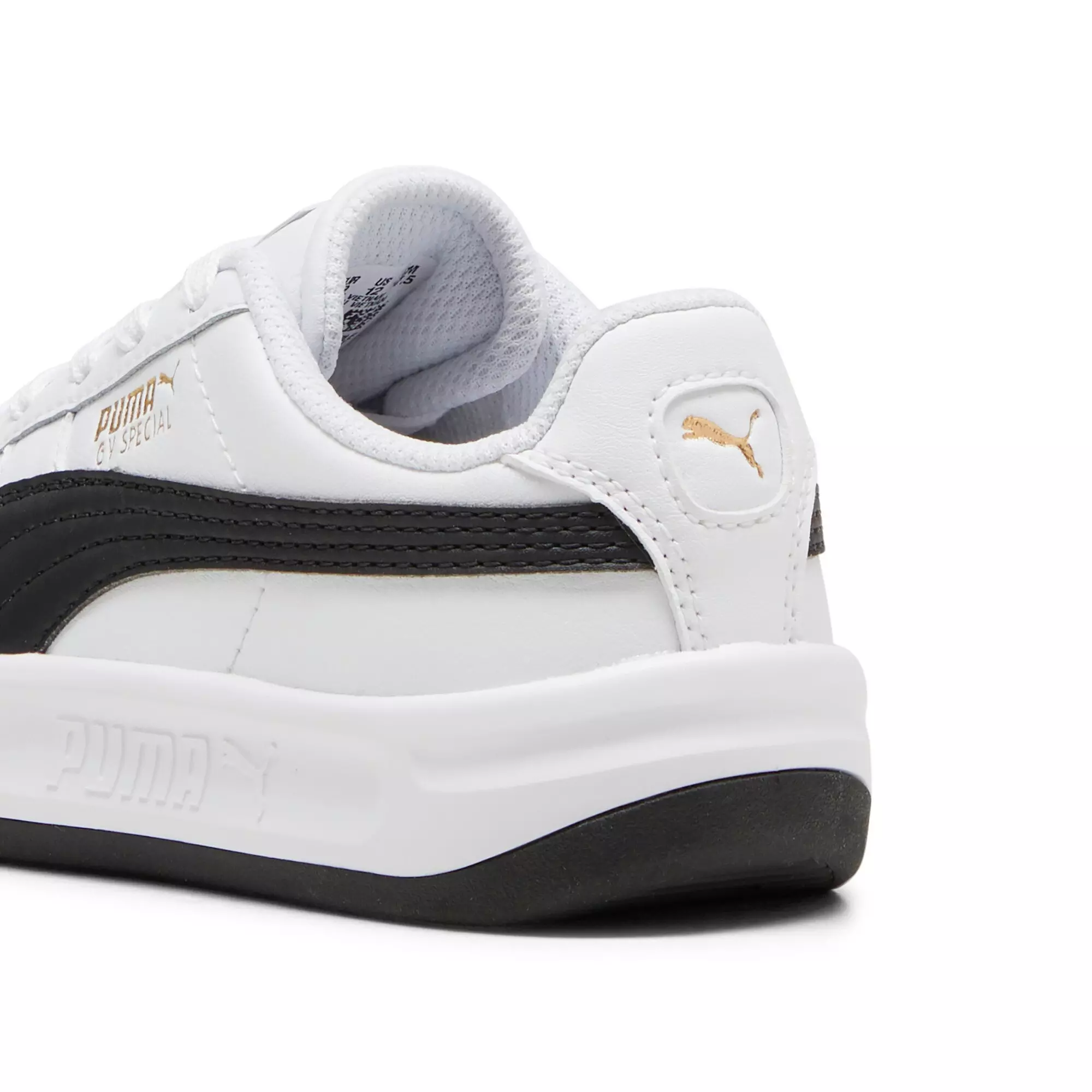 PUMA GV Special "PUMA White/PUMA Black" Preschool Boys' Shoe - WHITE/BLACK