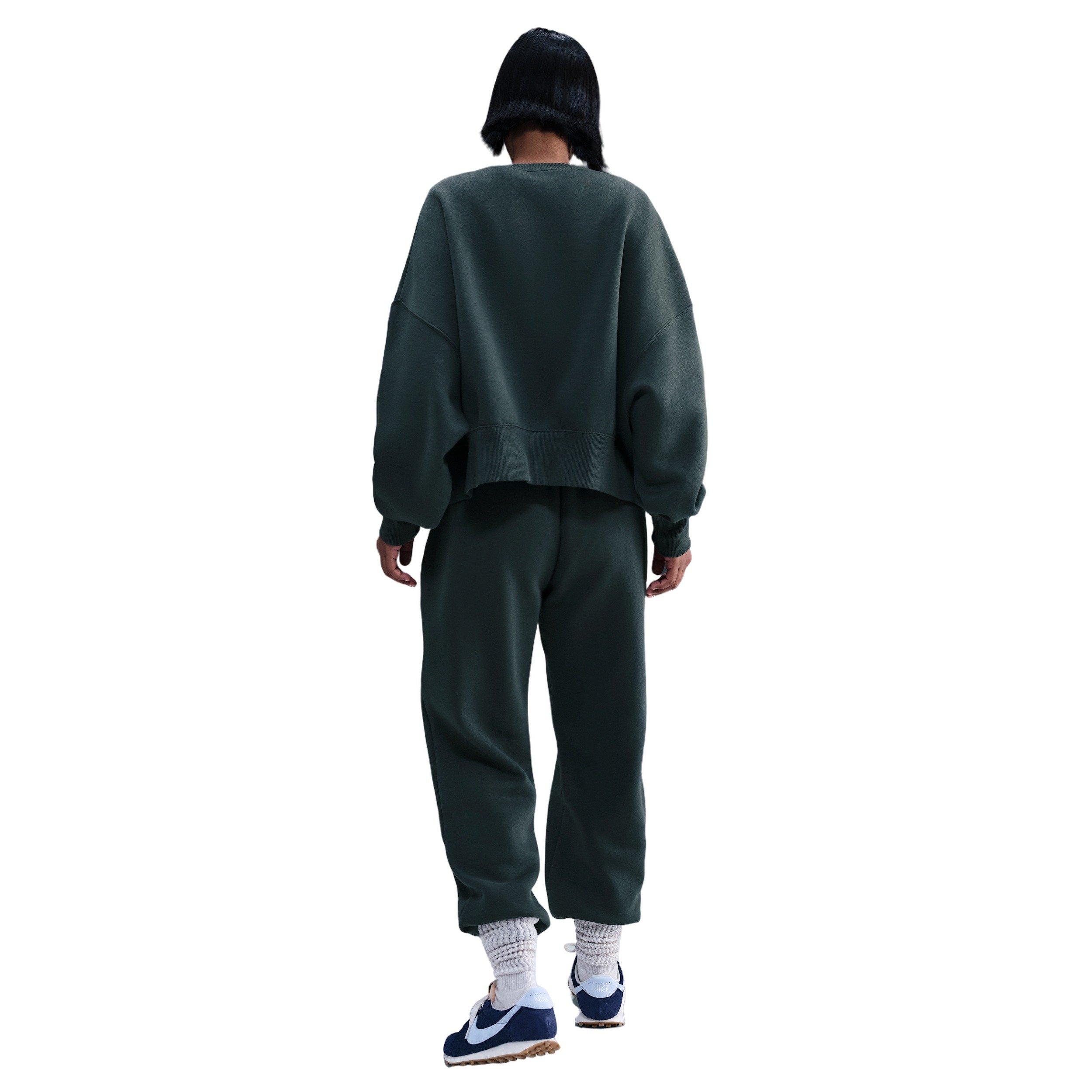 Nike Women's Sportswear Phoenix Fleece High-Waisted Oversized Sweatpants - Green - GREEN Thumbnail View 2