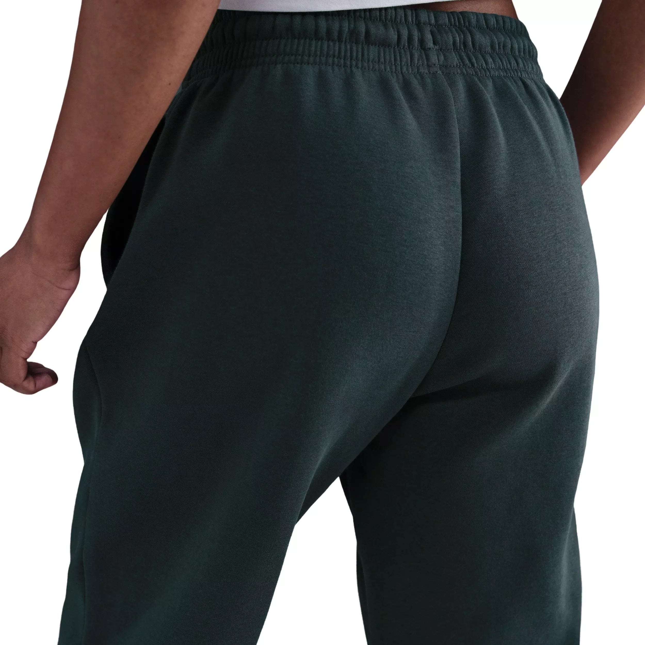 Nike Women's Sportswear Phoenix Fleece High-Waisted Oversized Sweatpants - Green - GREEN