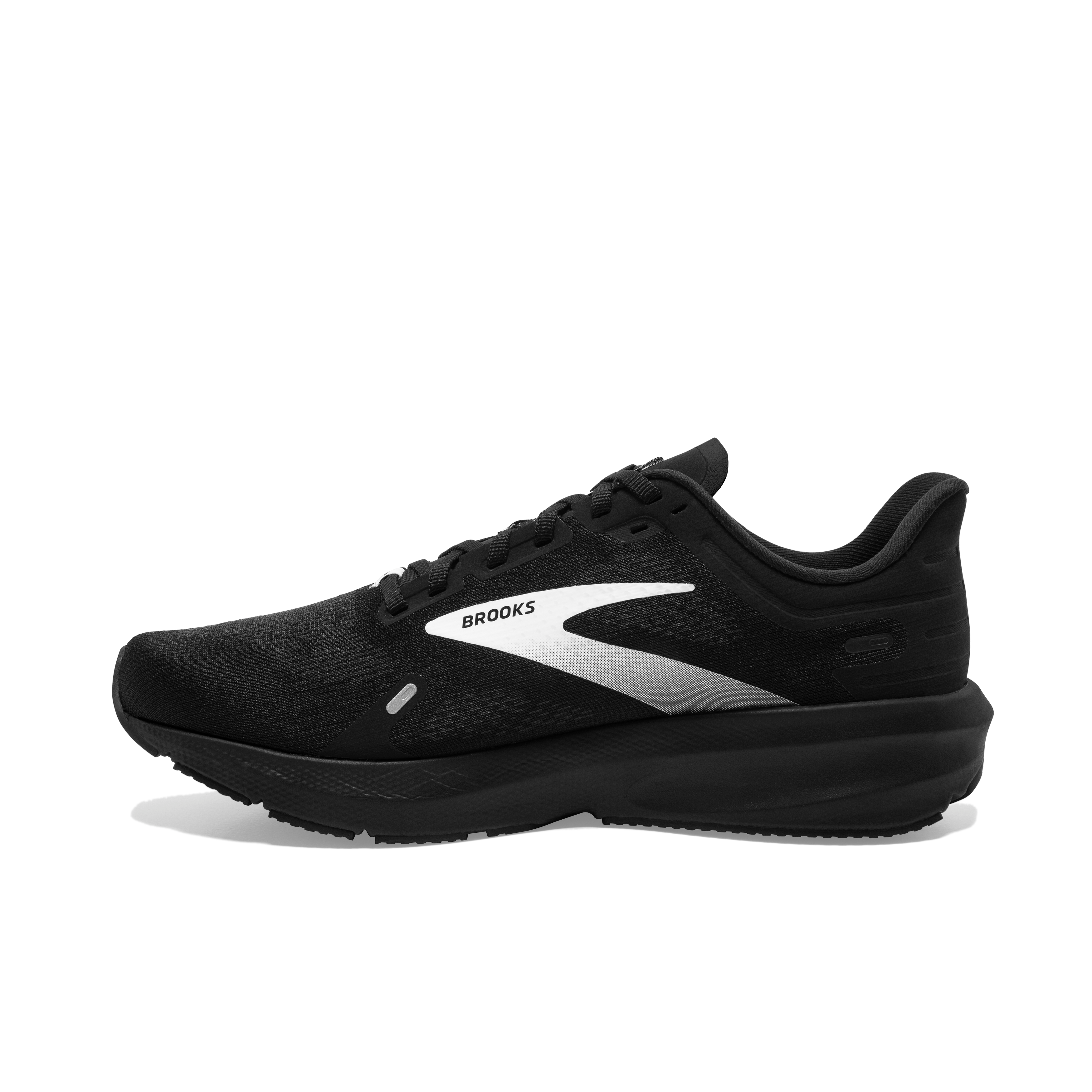Brooks Launch 9 Men\'s Athletic Running Shoes in Black with White Logo size 13 Men main image 3