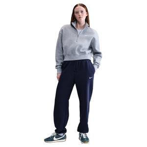 Nike Women's Sportswear Phoenix Fleece High-Waisted Oversized Sweatpants - Dark Blue