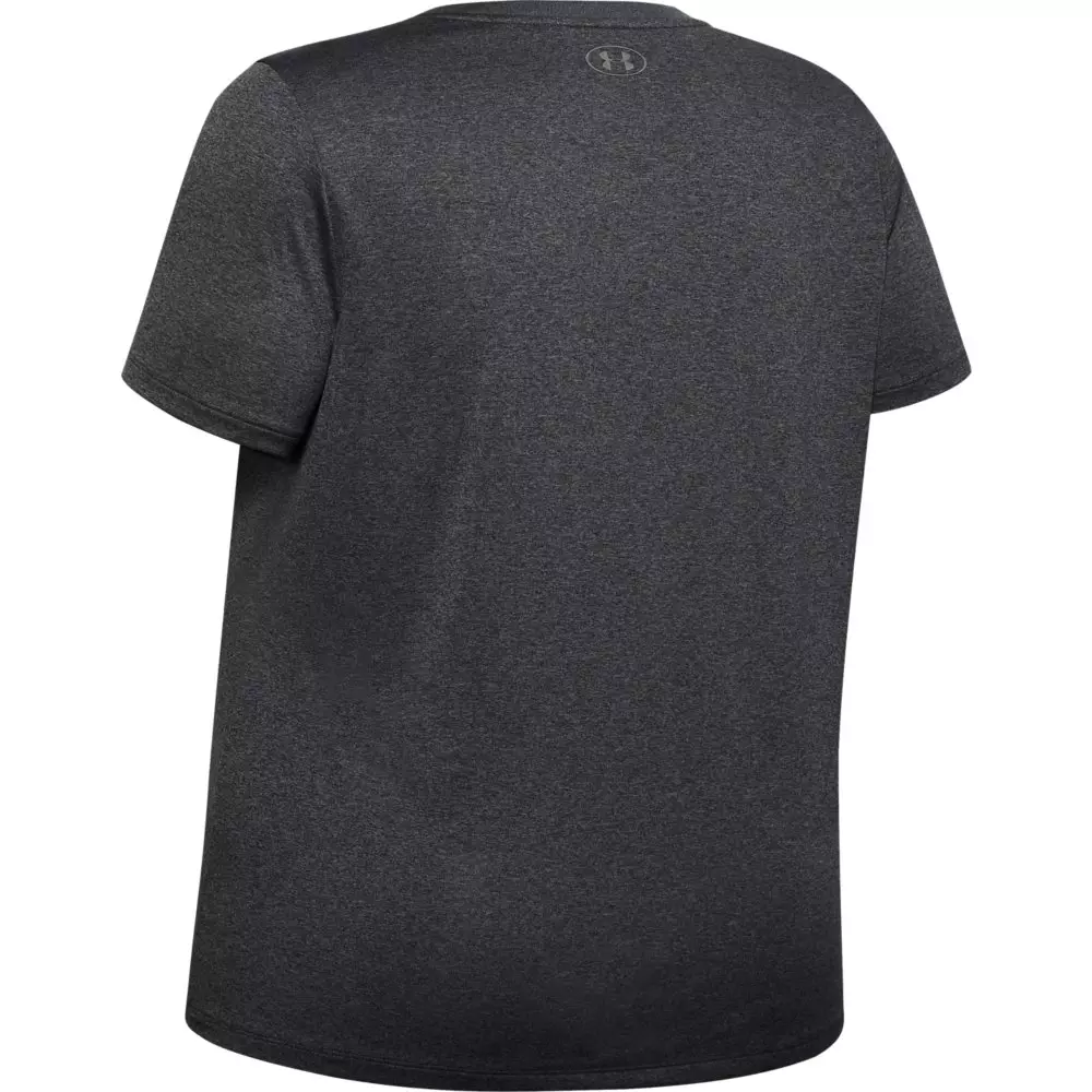 Under Armour Women's UA Tech Short Sleeve V-Neck Tee - CARBON