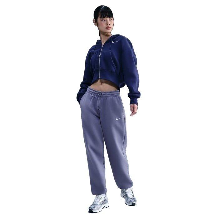 Nike Women's Sportswear Phoenix Fleece High-Waisted Oversized Sweatpants - Blue - BLUE Thumbnail View 1
