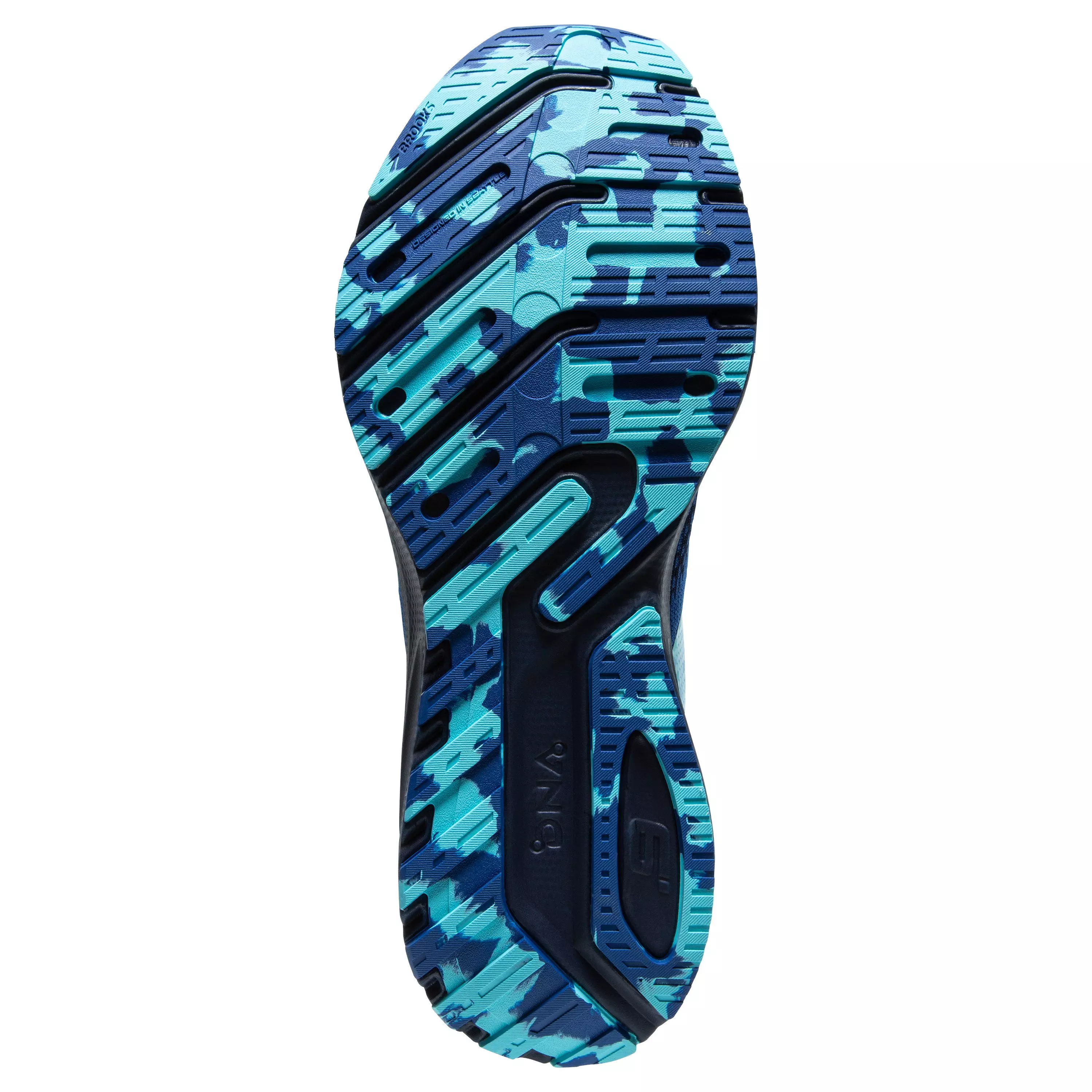 Brooks Launch 9 "Blue/Light Blue/Multi Color" Men's Running Shoe - BLUE/LT BLUE/MULTICOLOR