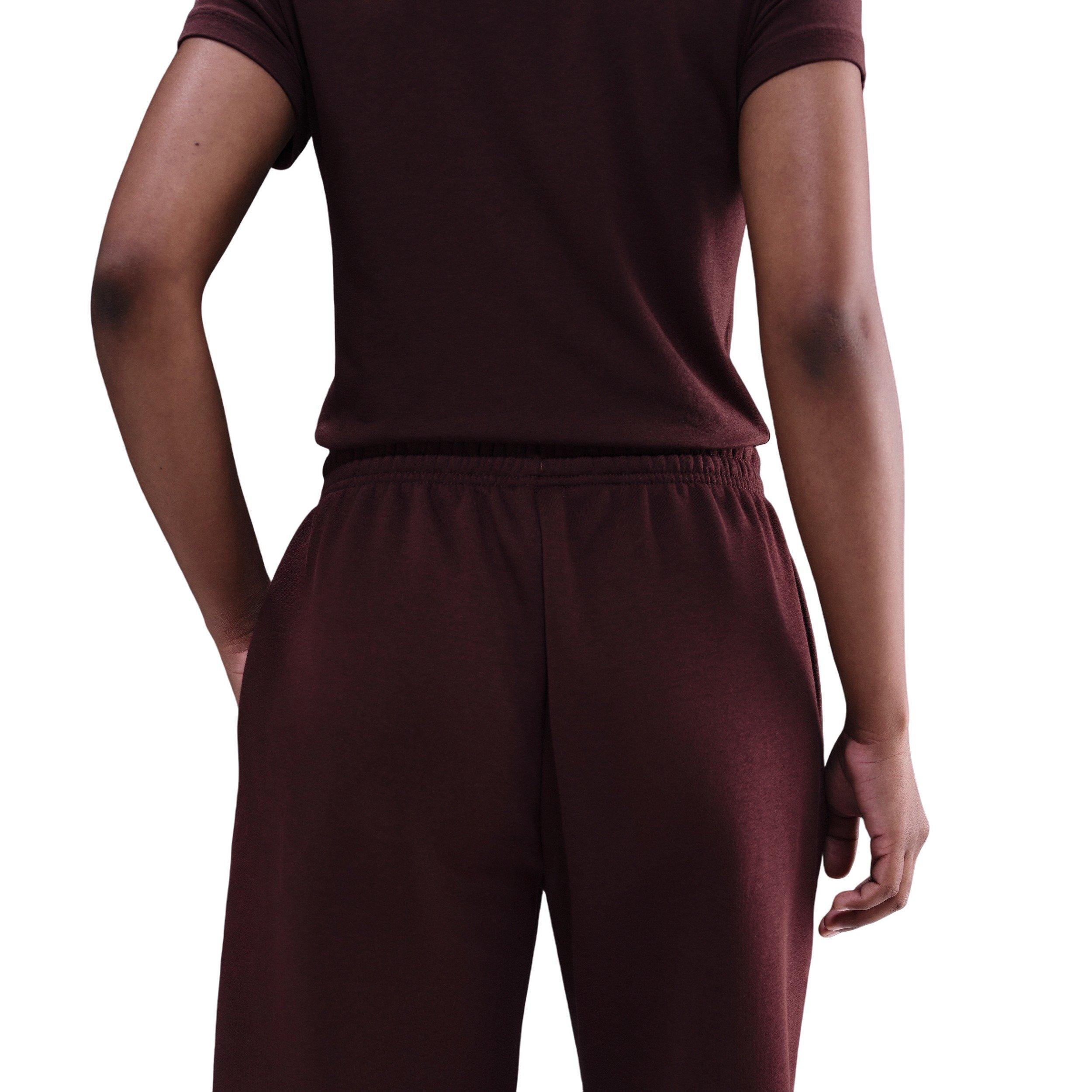 Nike Women's Sportswear Phoenix Fleece High-Waisted Oversized Sweatpants - Red - RED Thumbnail View 4